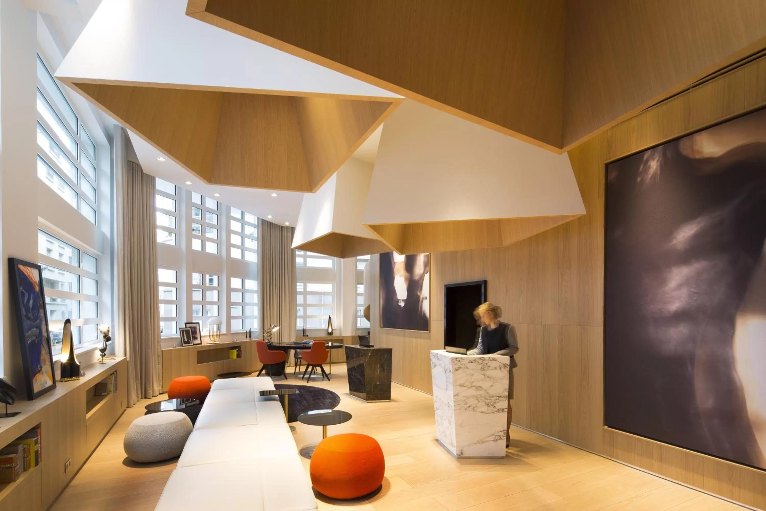 Lobby or reception in Le Cinq Codet