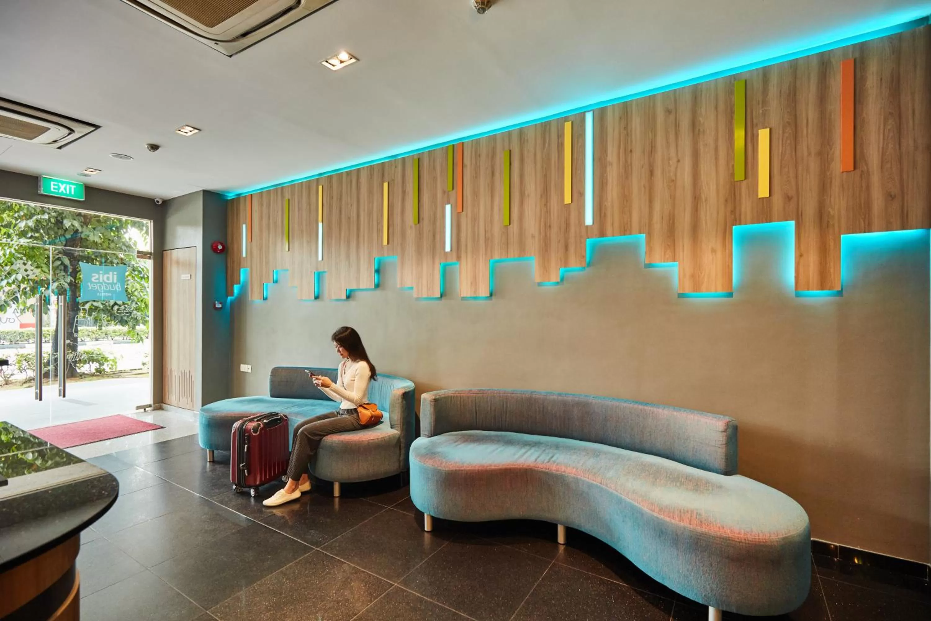 Lobby or reception in ibis budget Singapore Bugis