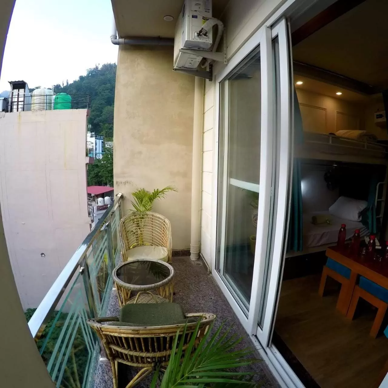 Balcony/Terrace in Hotel The Moksham