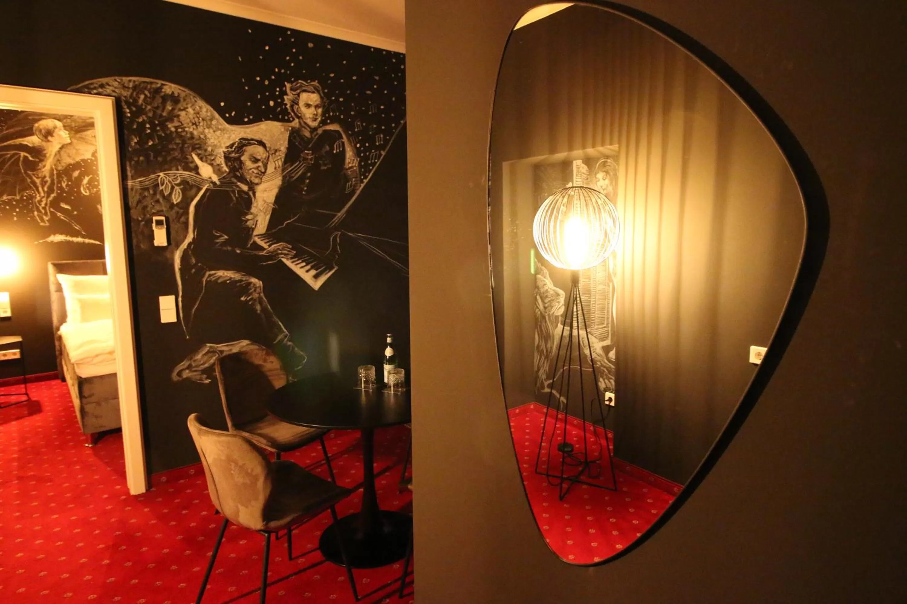 Decorative detail in WDREI Hotel