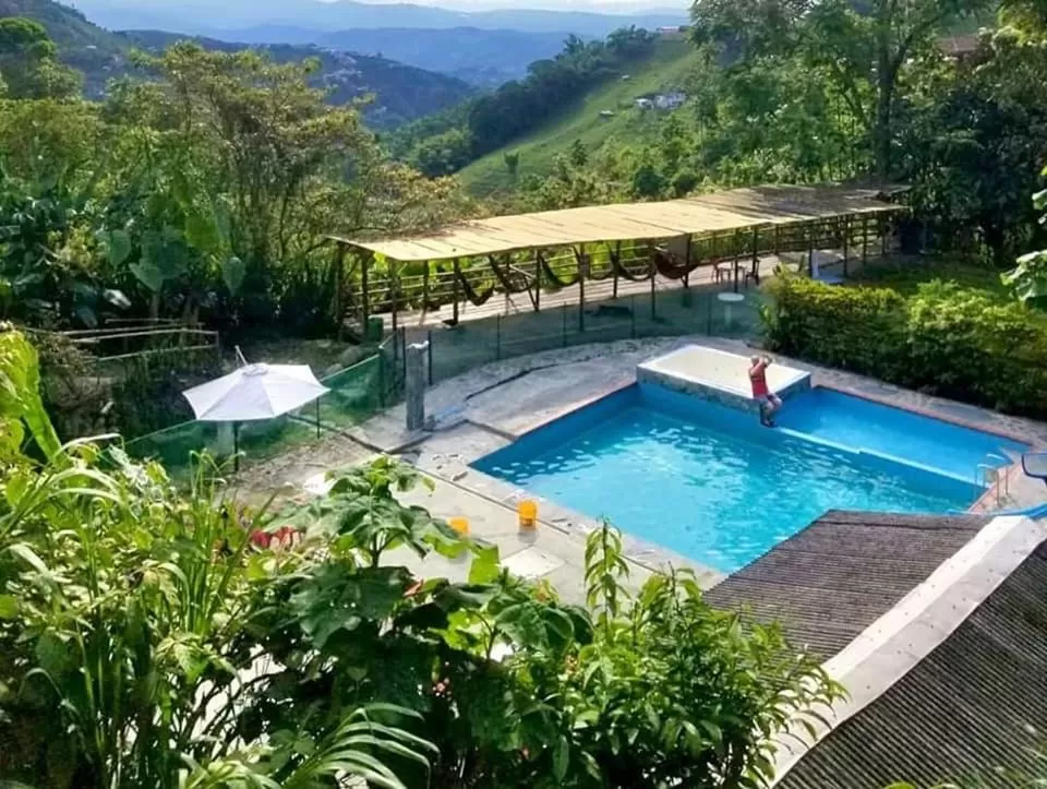 Natural landscape, Pool View in Eco Lodge La Juanita