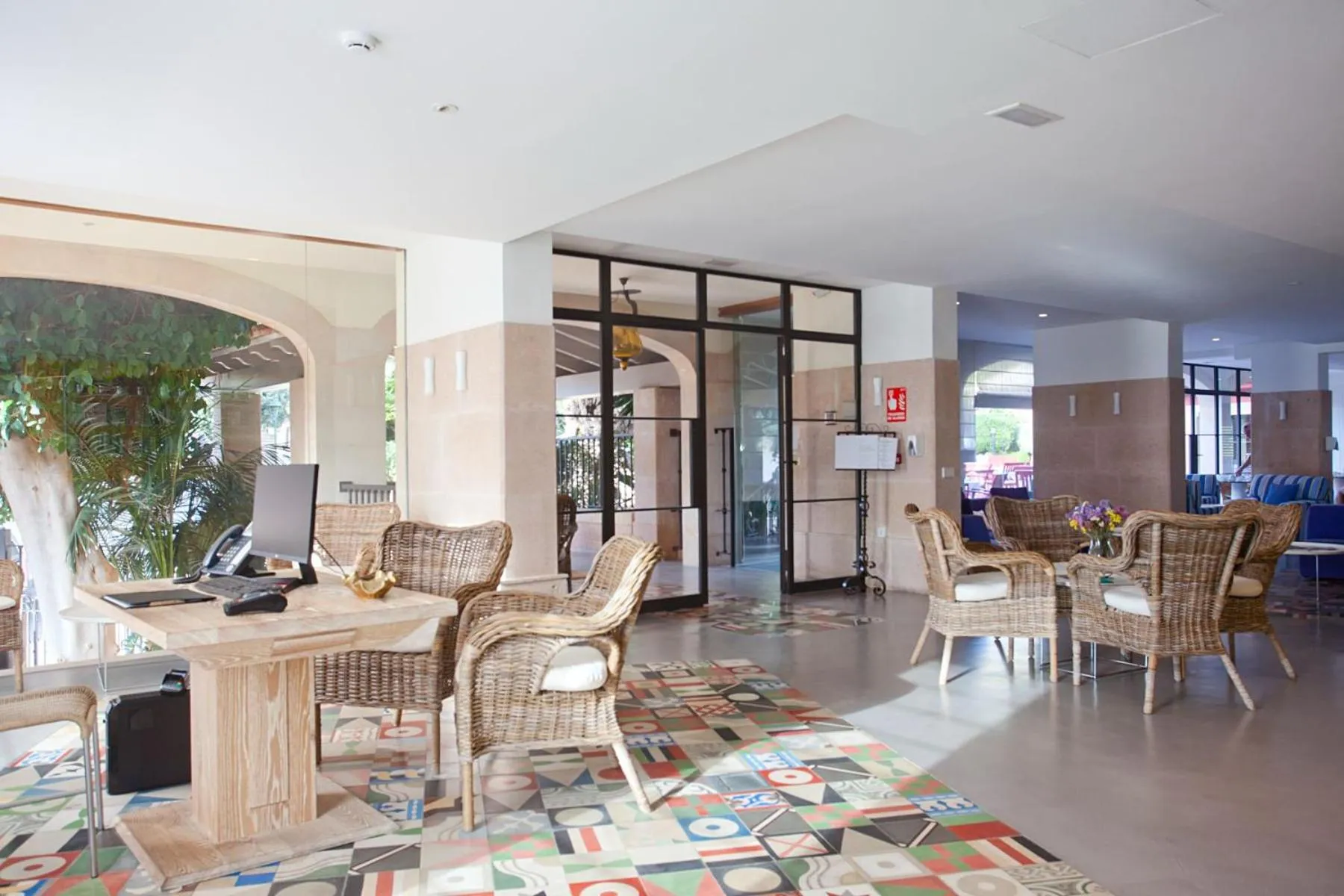 Lobby or reception in Hotel Cala Sant Vicenç - Adults Only