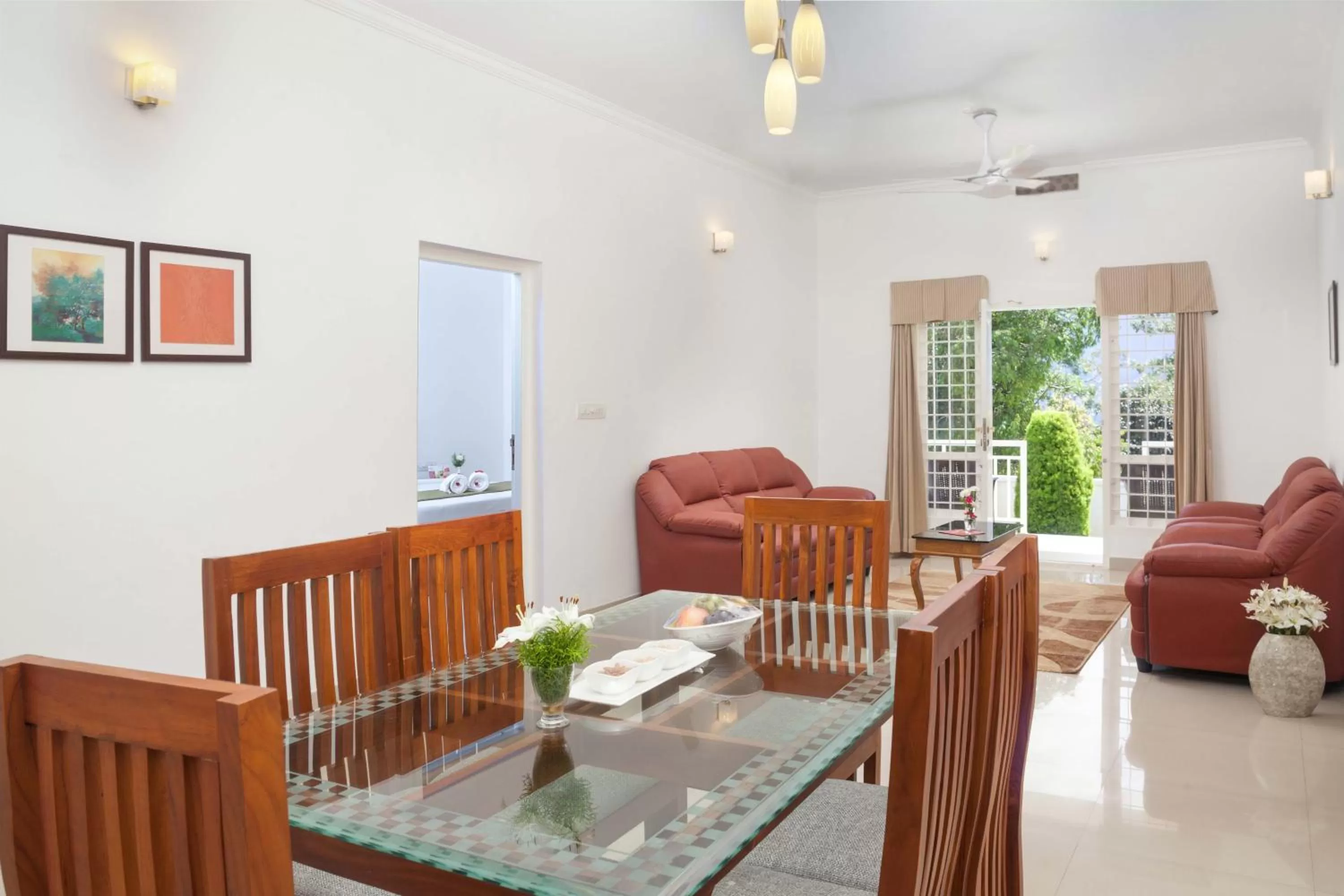 Living room in The Fog Munnar (Resort & Spa)