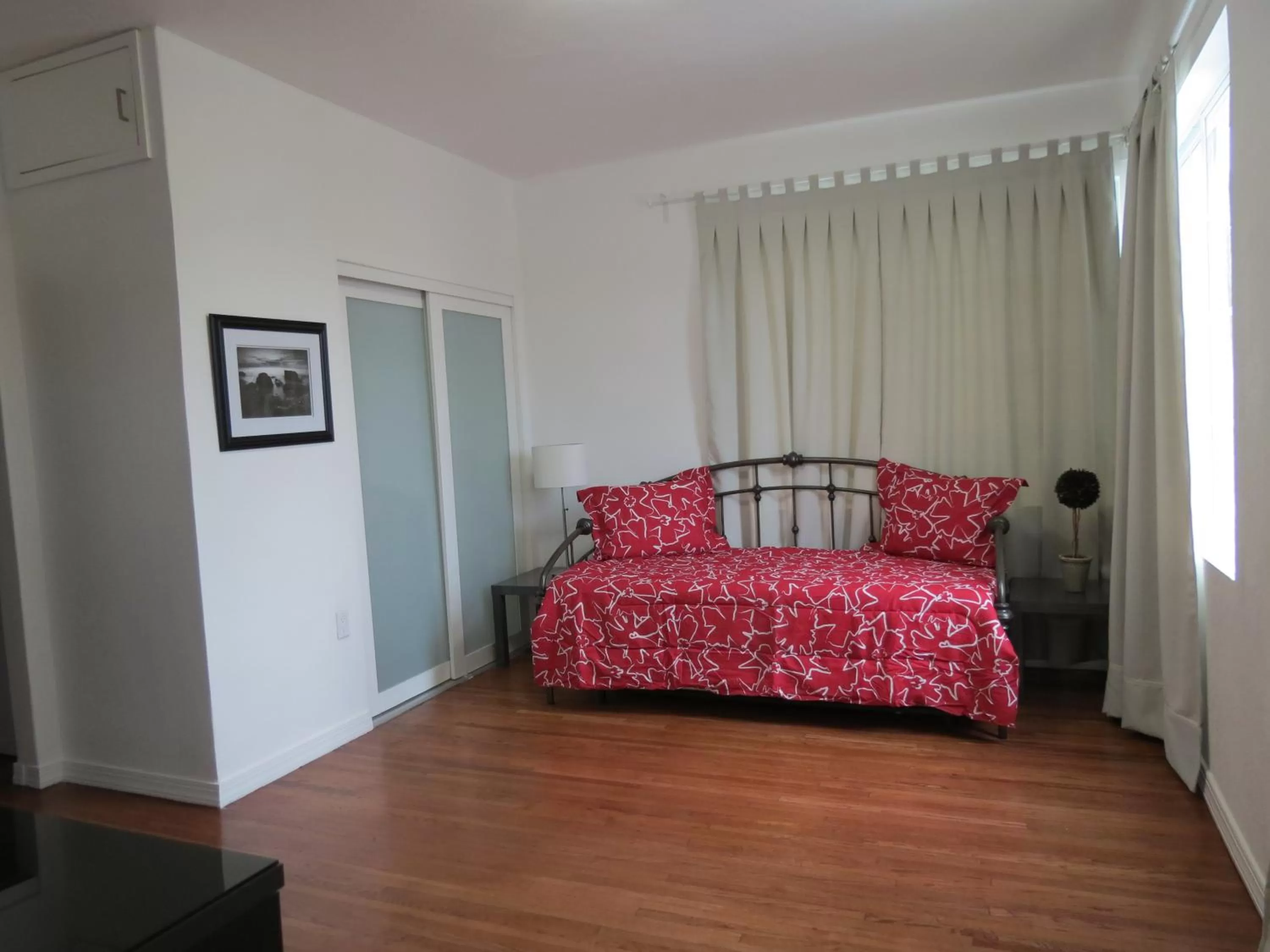 Bed in Harding Boutique Apartments