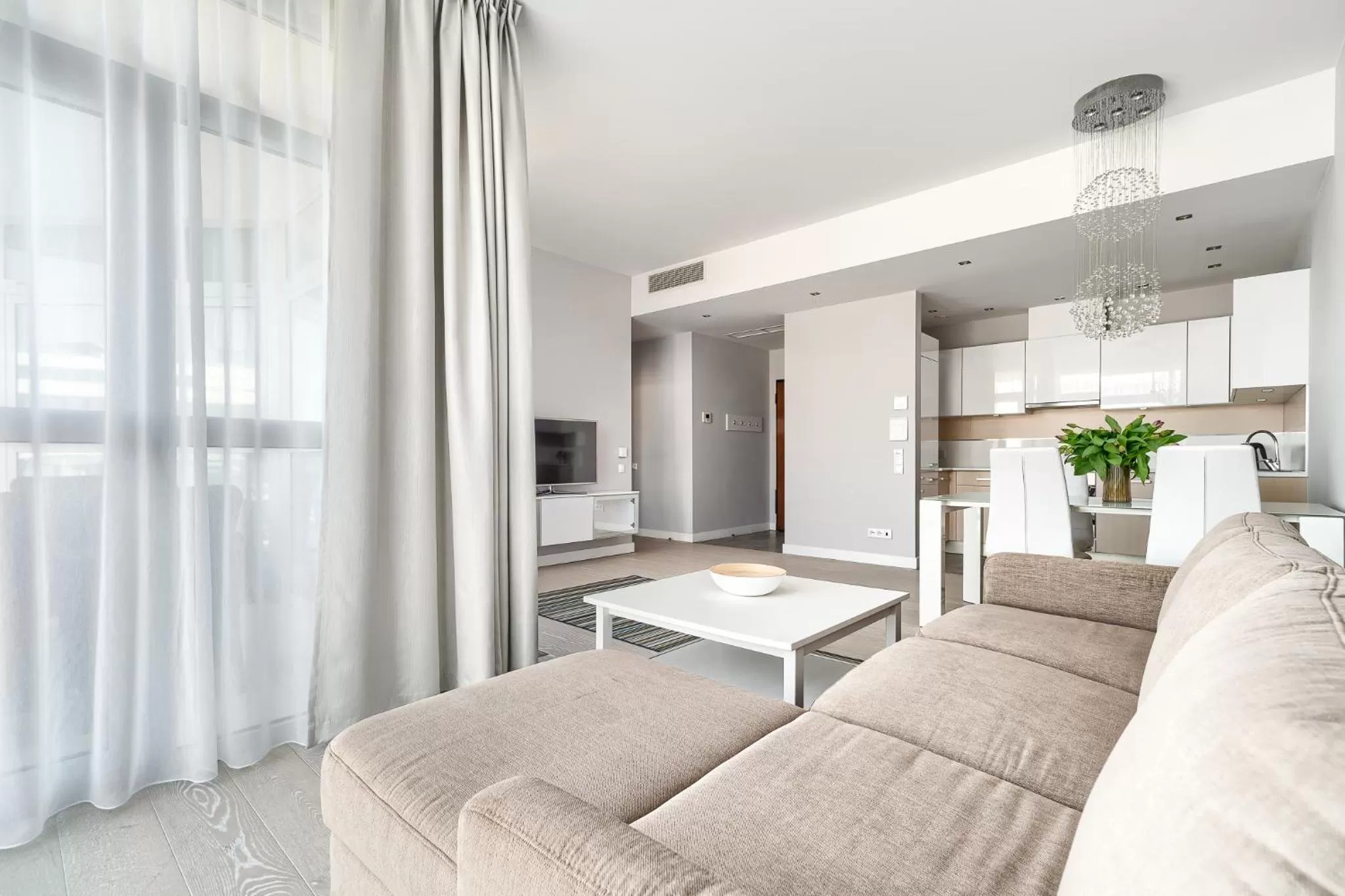 TV and multimedia, Seating Area in Dune Resort Mielno - A