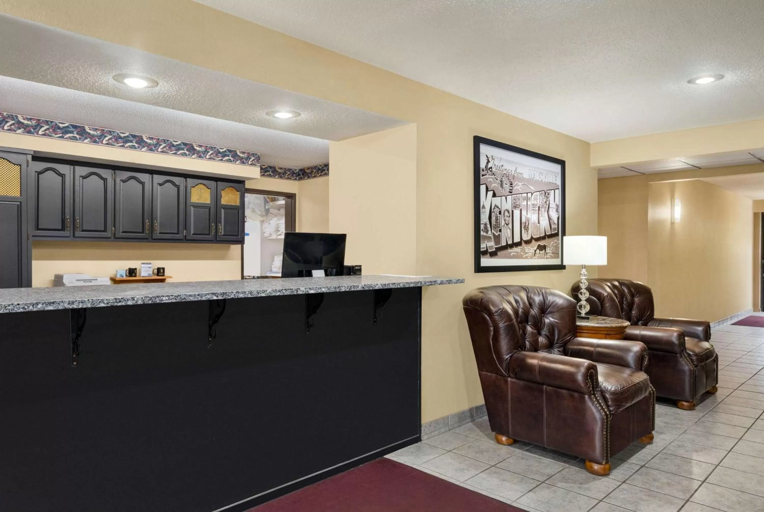 Lobby or reception in Super 8 by Wyndham Maysville KY