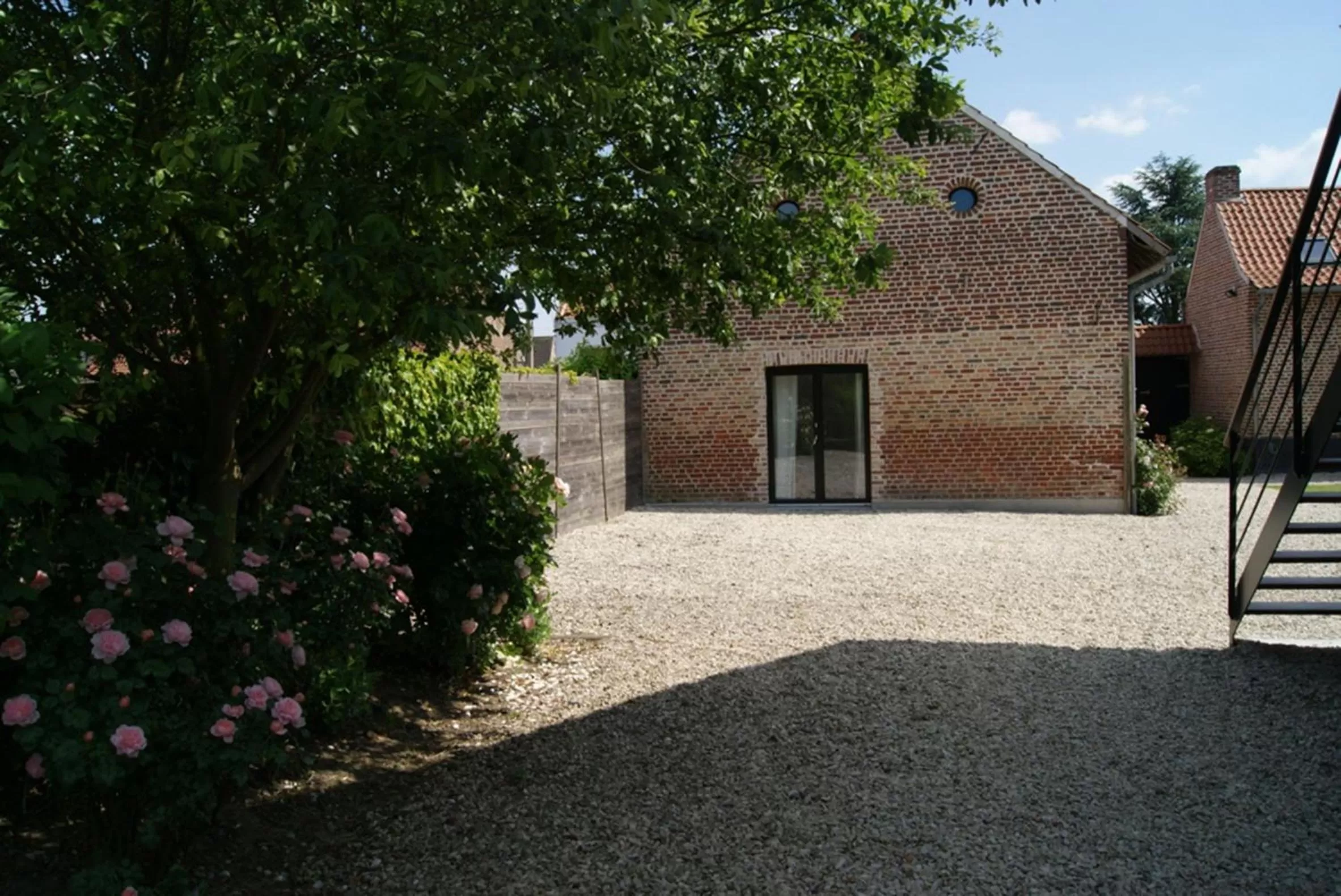 Garden view in La Grange De Salomé