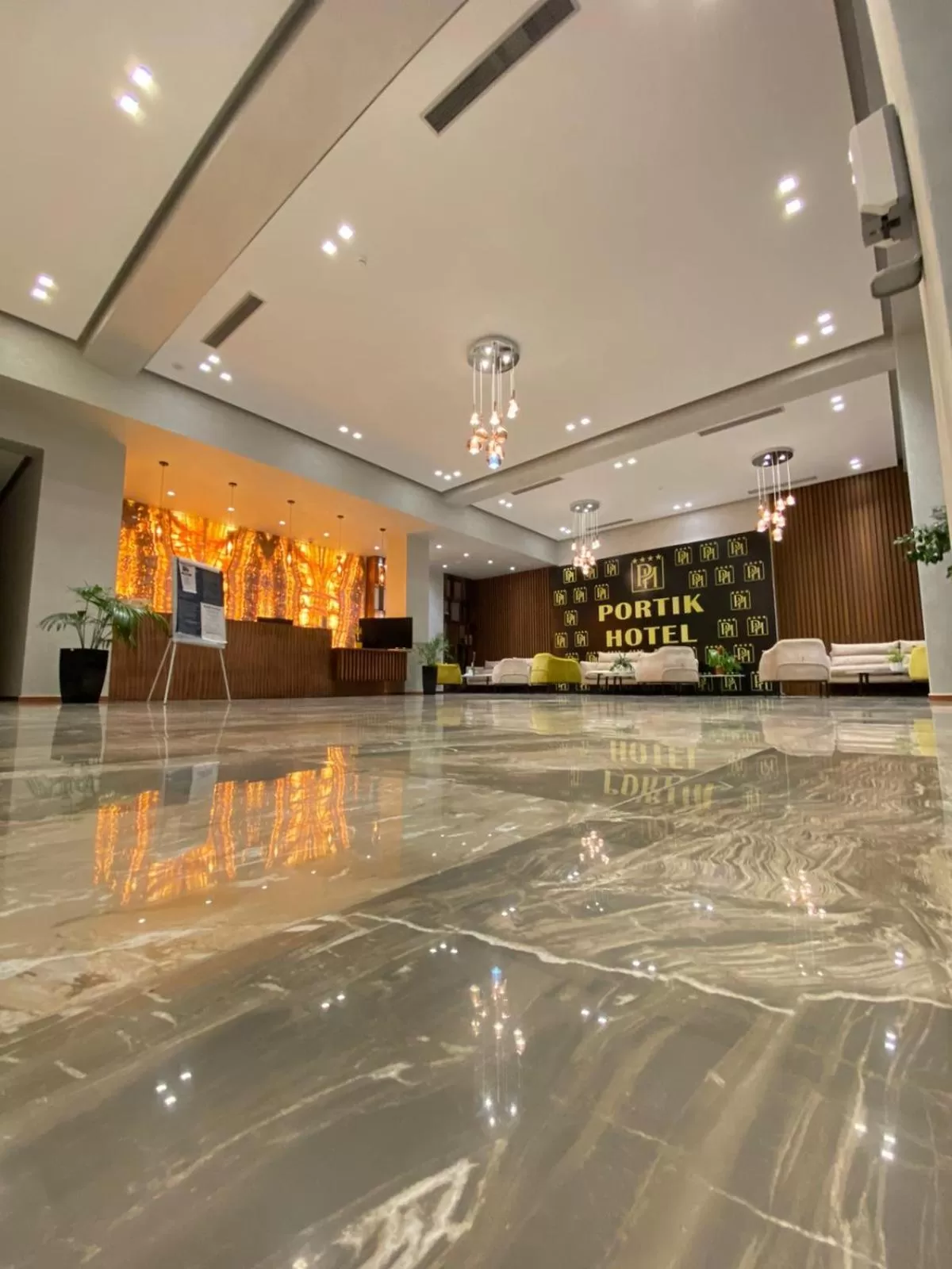 Lobby or reception in Portik Hotel
