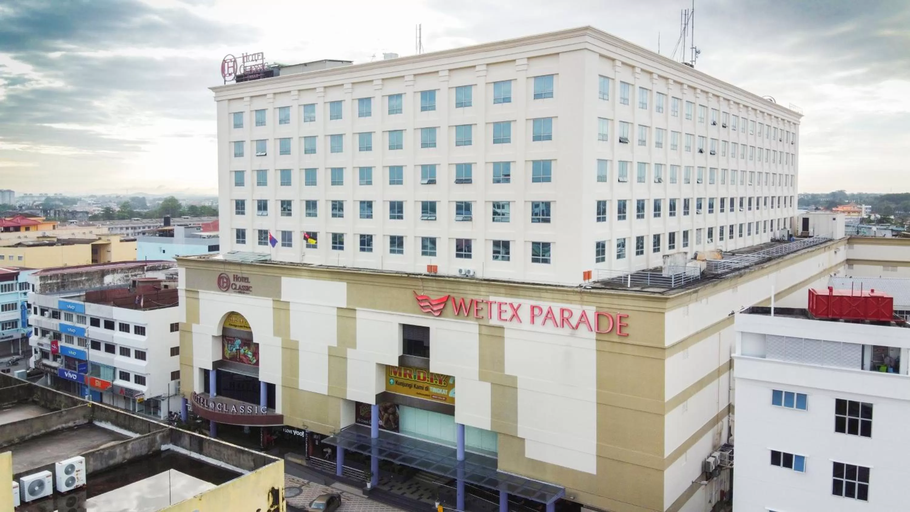 Property building in Classic Hotel