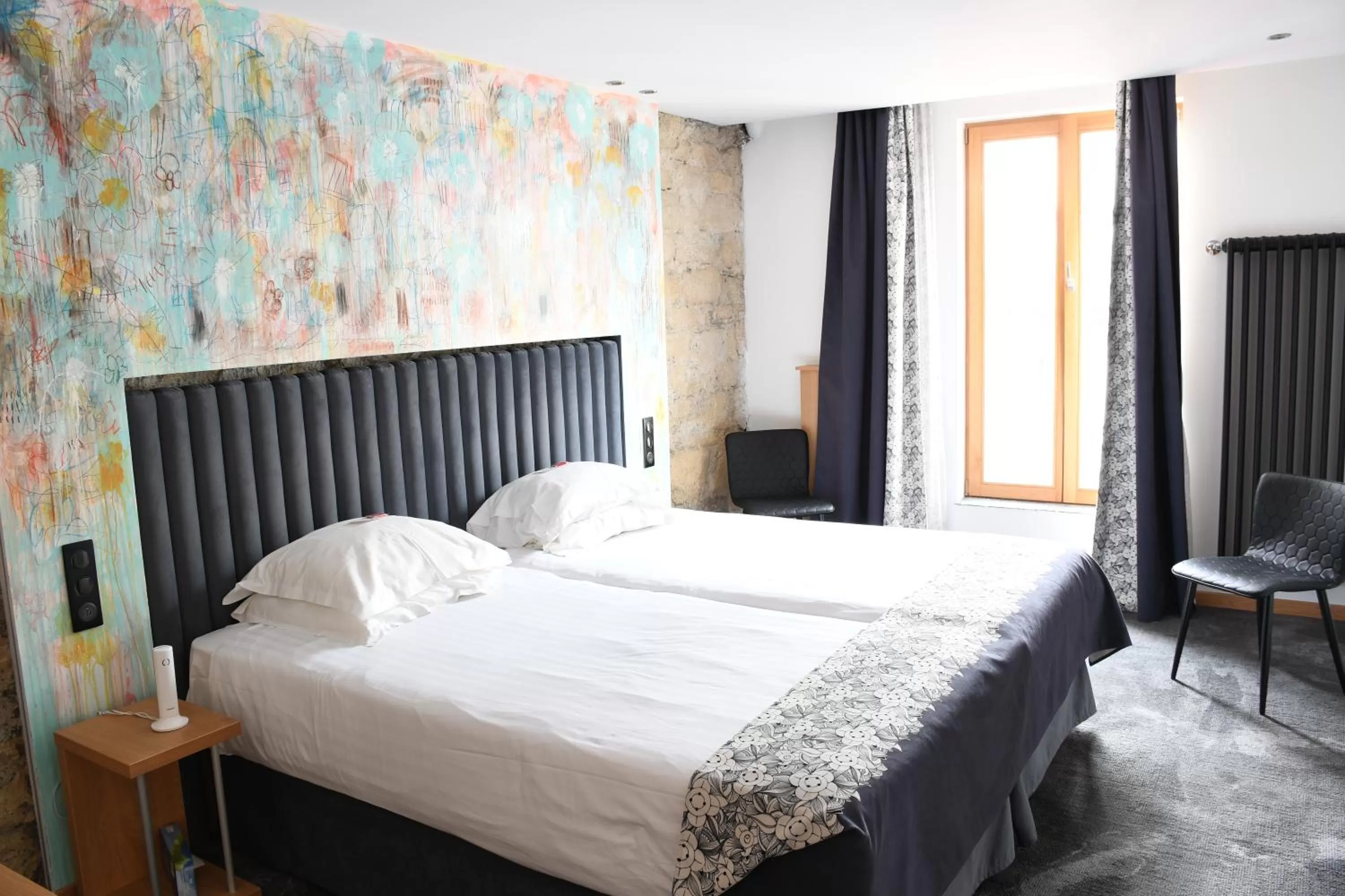 Decorative detail, Bed in Hotel Aida Opera