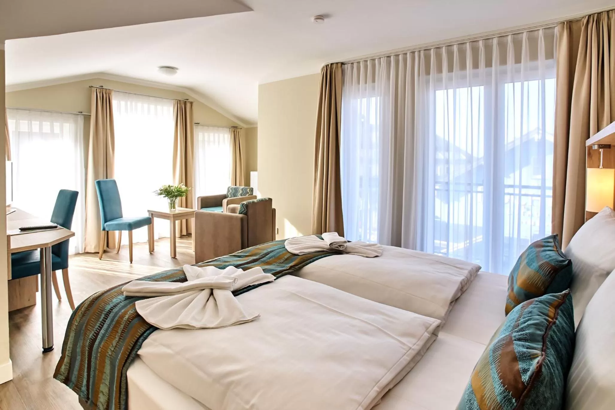 Photo of the whole room, Bed in AKZENT Apartmenthotel Residenz