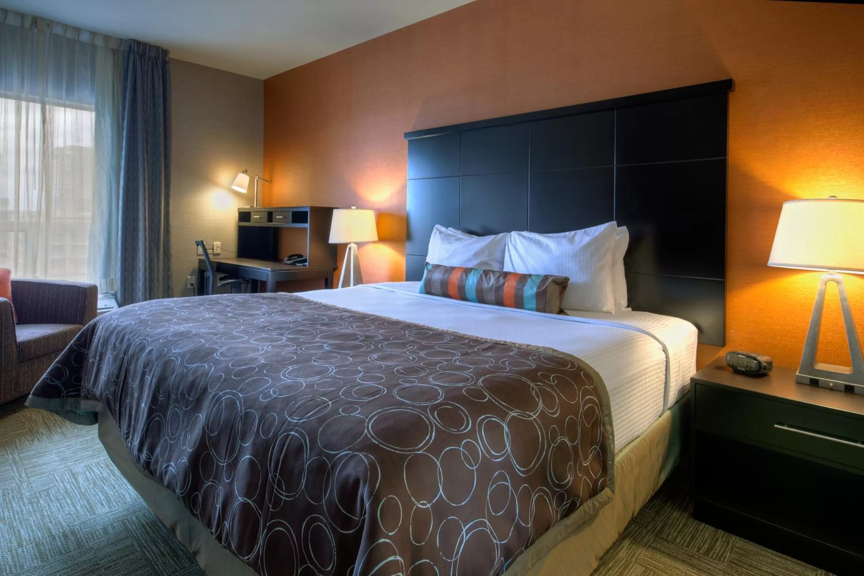 Bedroom, Bed in Staybridge Suites Hamilton - Downtown by IHG