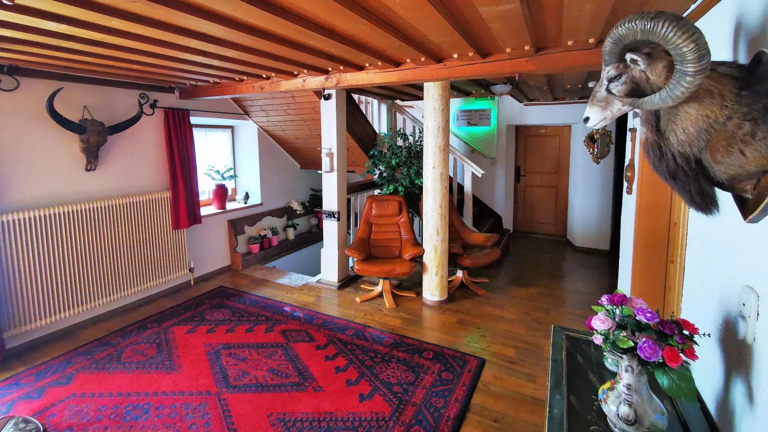 Seating area in Gasthof Geronimo