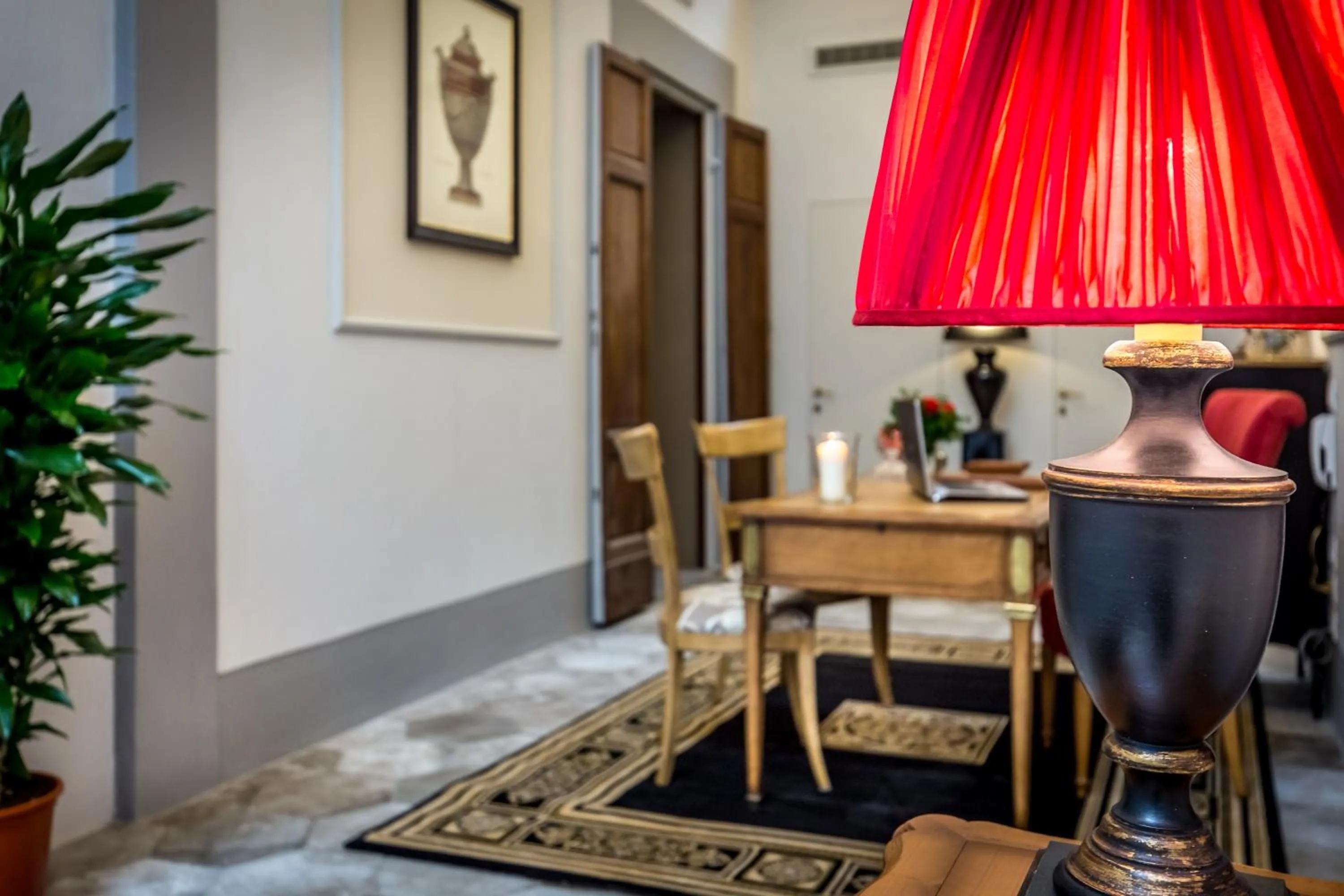Lobby or reception in Palazzo Ridolfi - Residenza d'Epoca