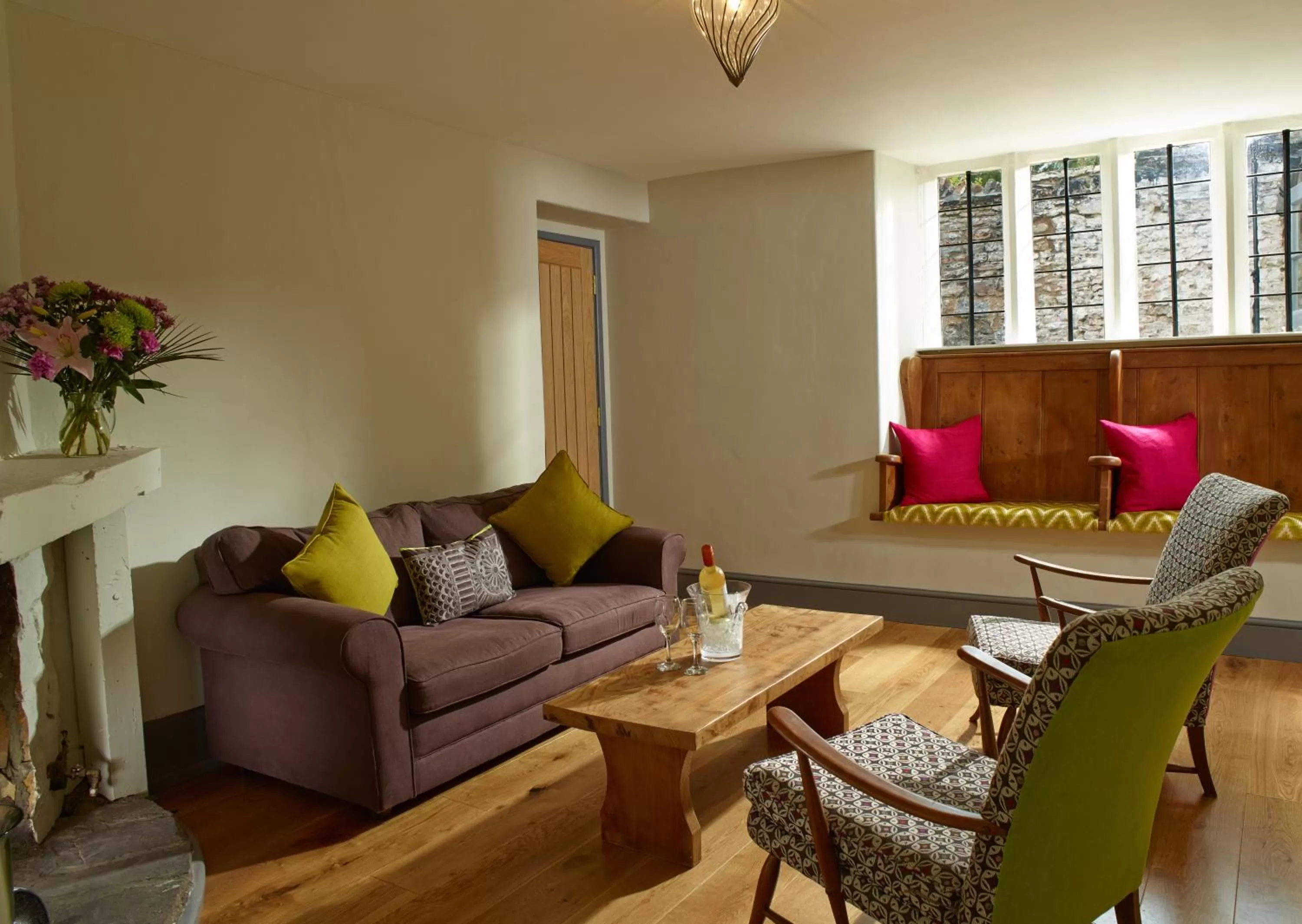 Living room in The Cross at Croscombe