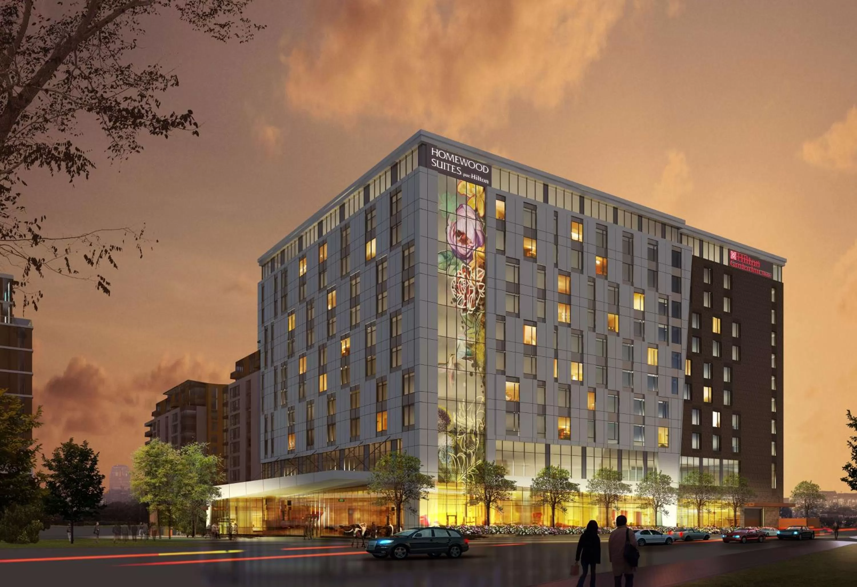 Property building in Hilton Garden Inn Montreal Midtown, Quebec, Canada