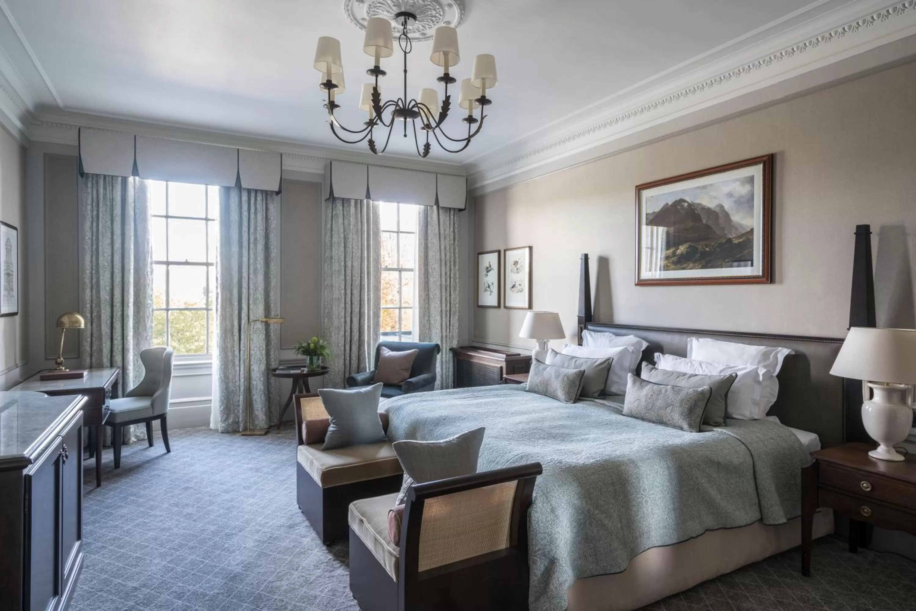 Bedroom, Bed in The Gleneagles Hotel