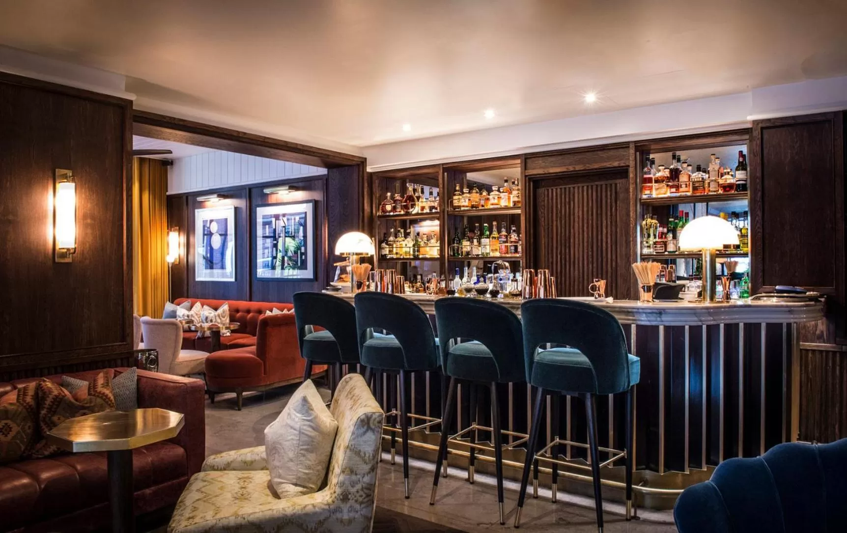 Lounge or bar in The Marylebone Hotel