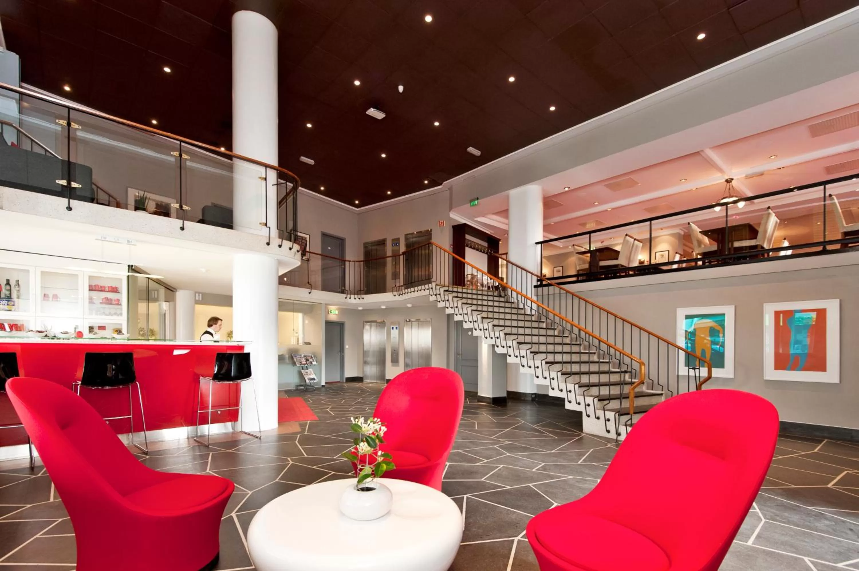 Lounge or bar in Thon Partner Hotel Saga