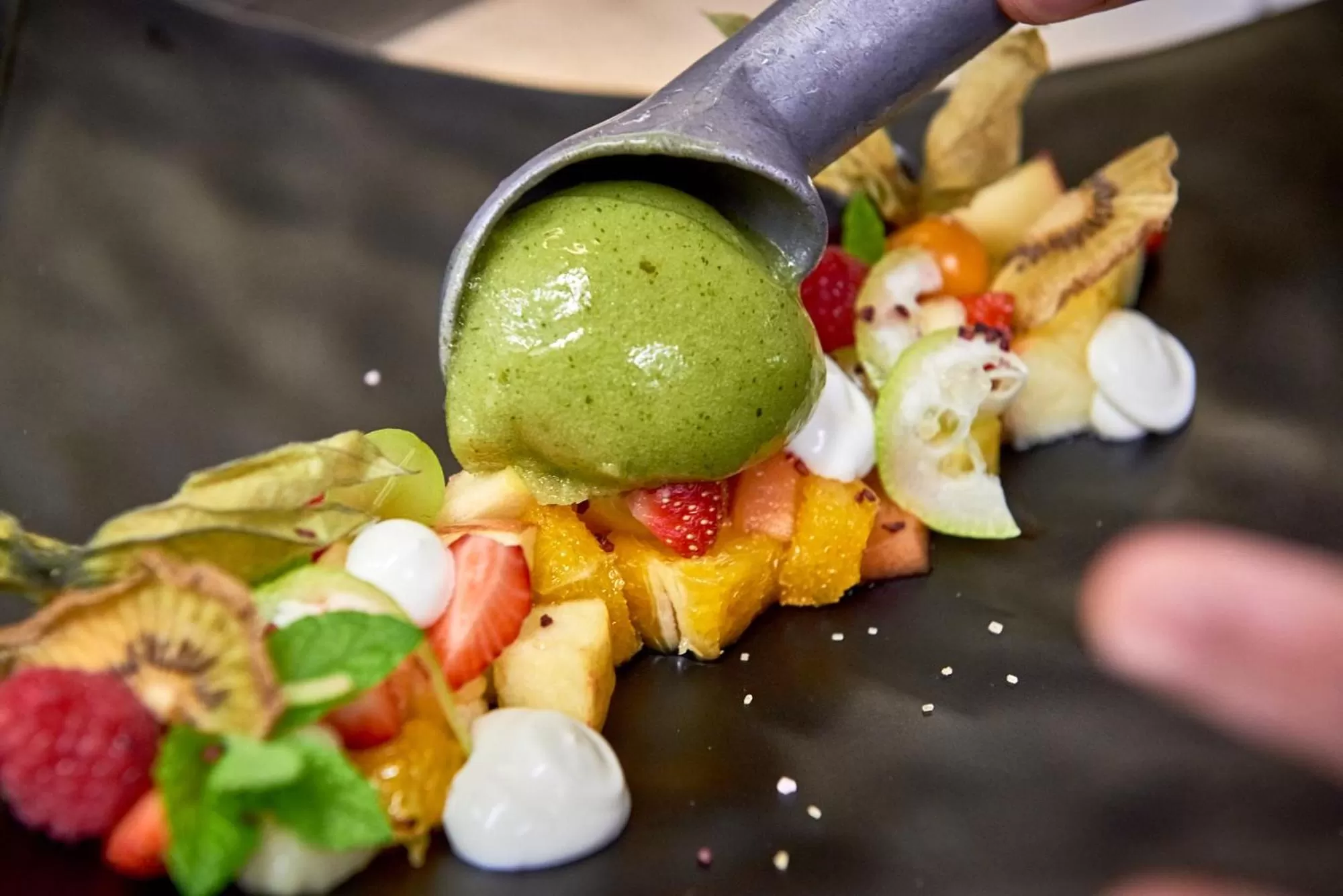 Food close-up in Hotel Pfeffermühle