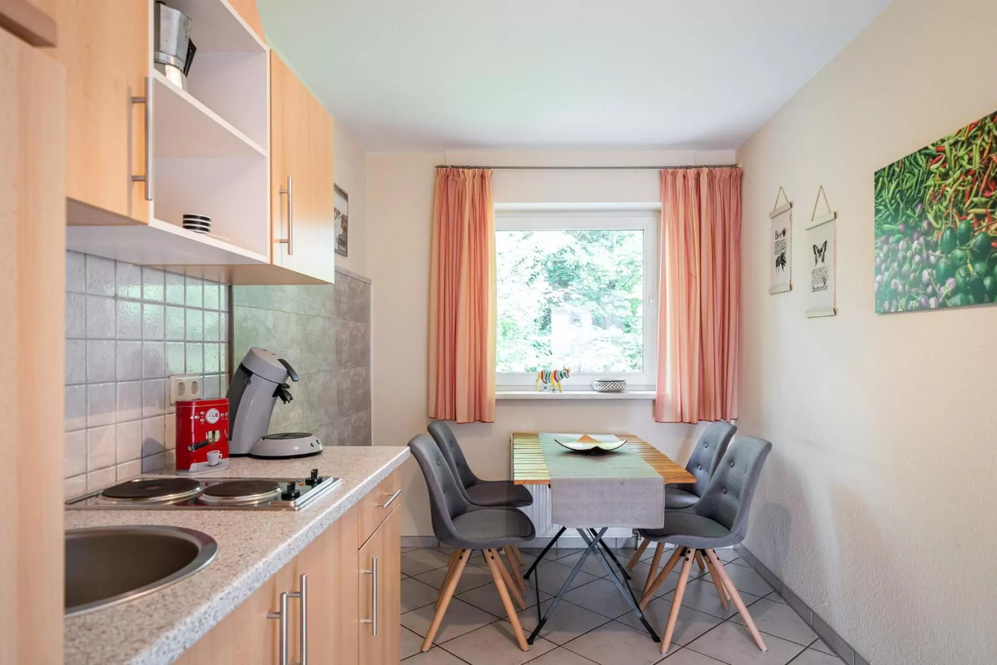 Kitchen or kitchenette in Waldhotel Tannenhäuschen