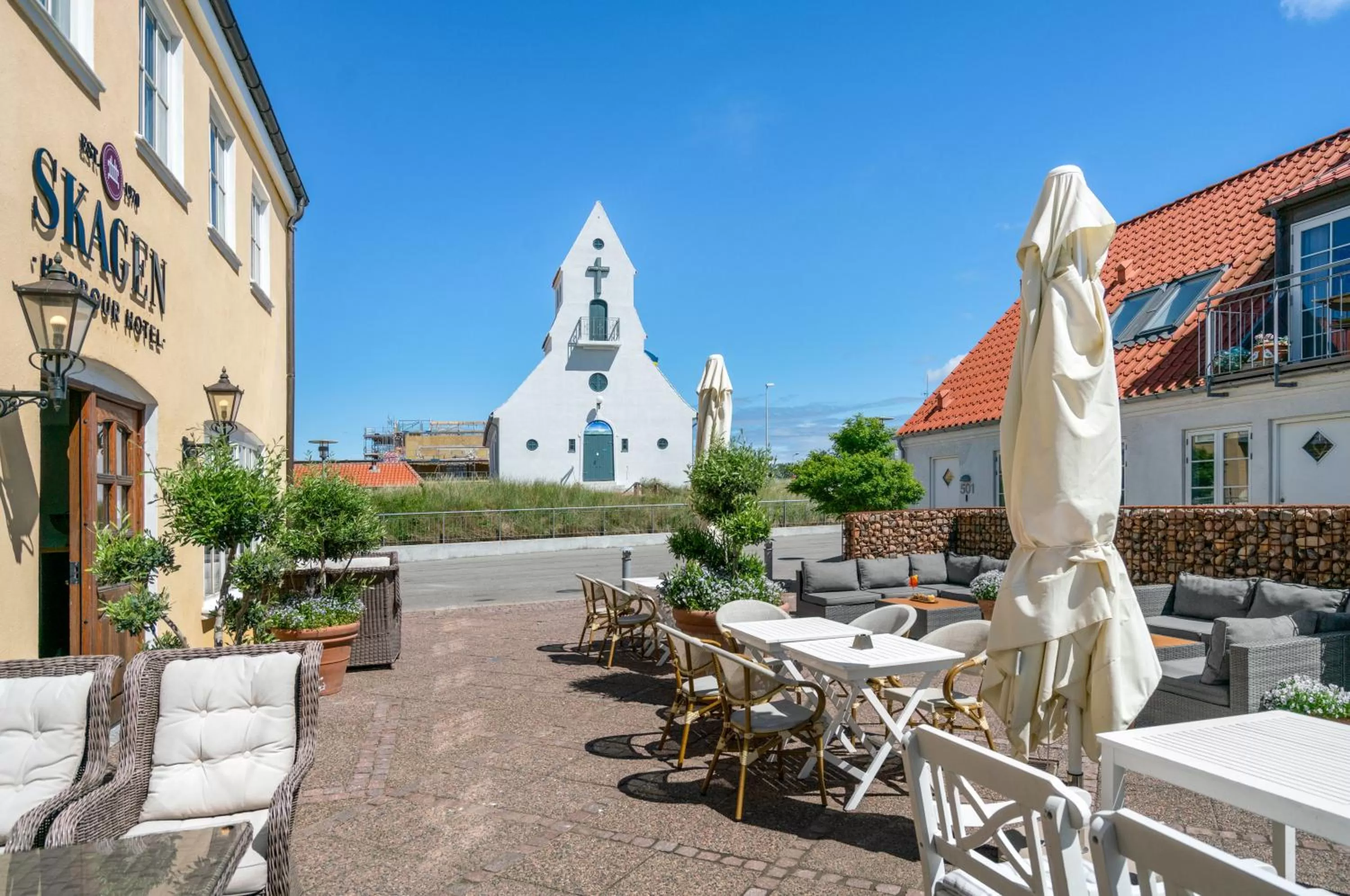Property building in Skagen Harbour Hotel