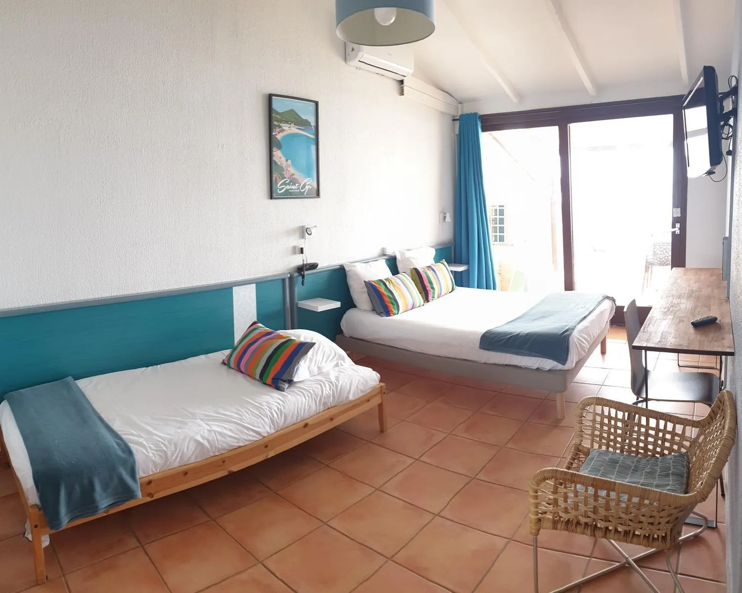 Bed in Hotel Chanteplage