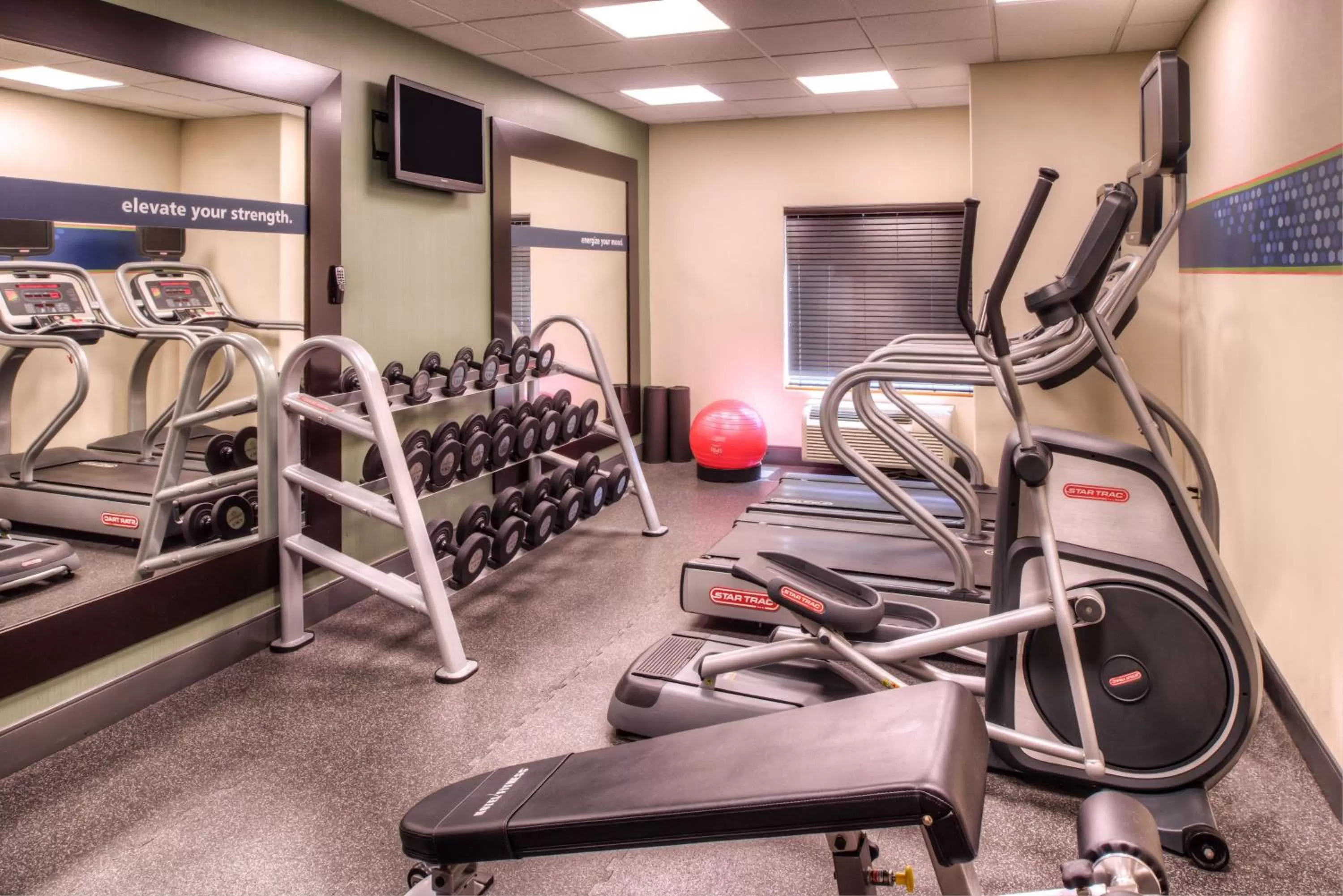Fitness centre/facilities in Hampton Inn & Suites Ontario