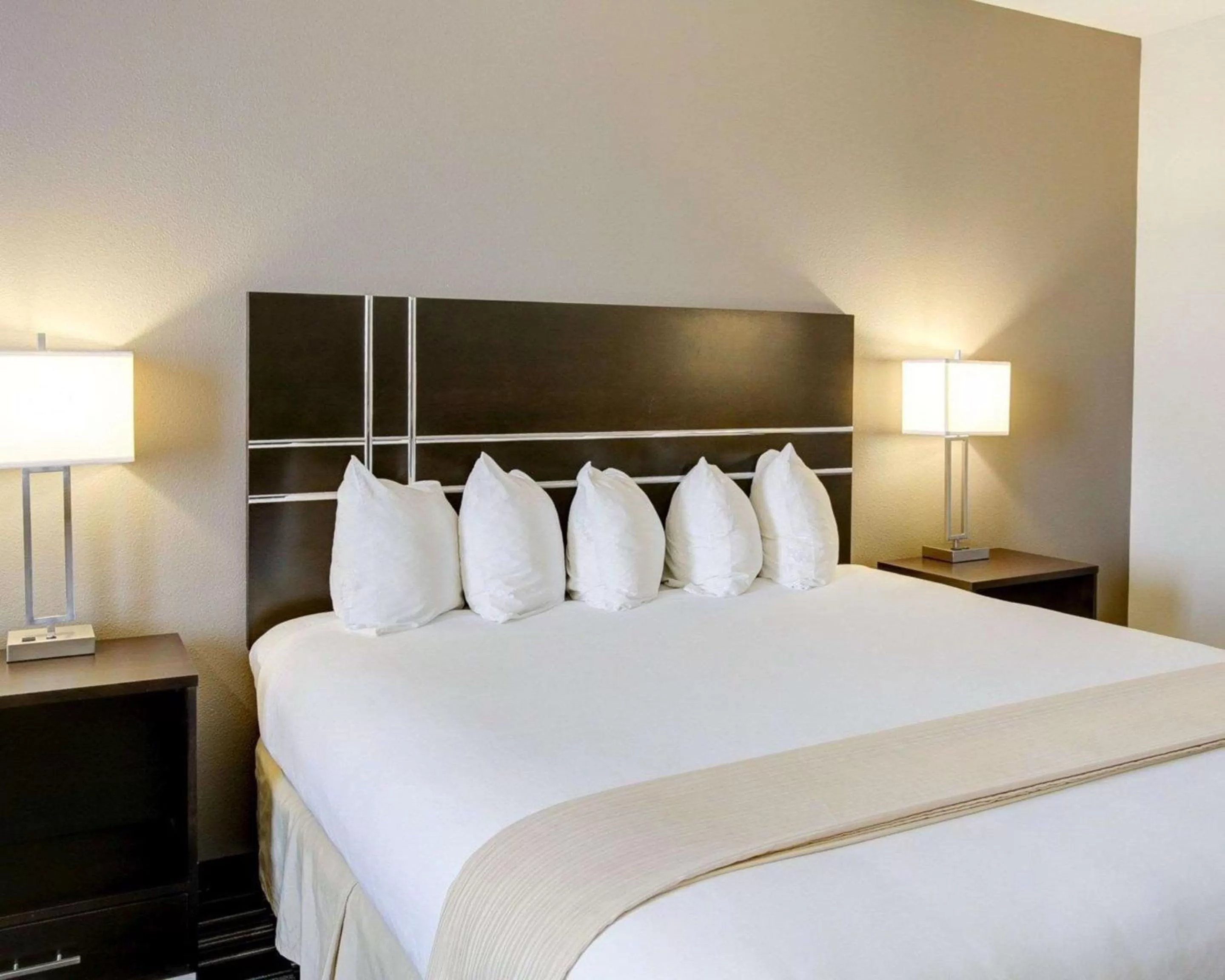 Photo of the whole room, Bed in Quality Inn & Suites Bryan-College Station