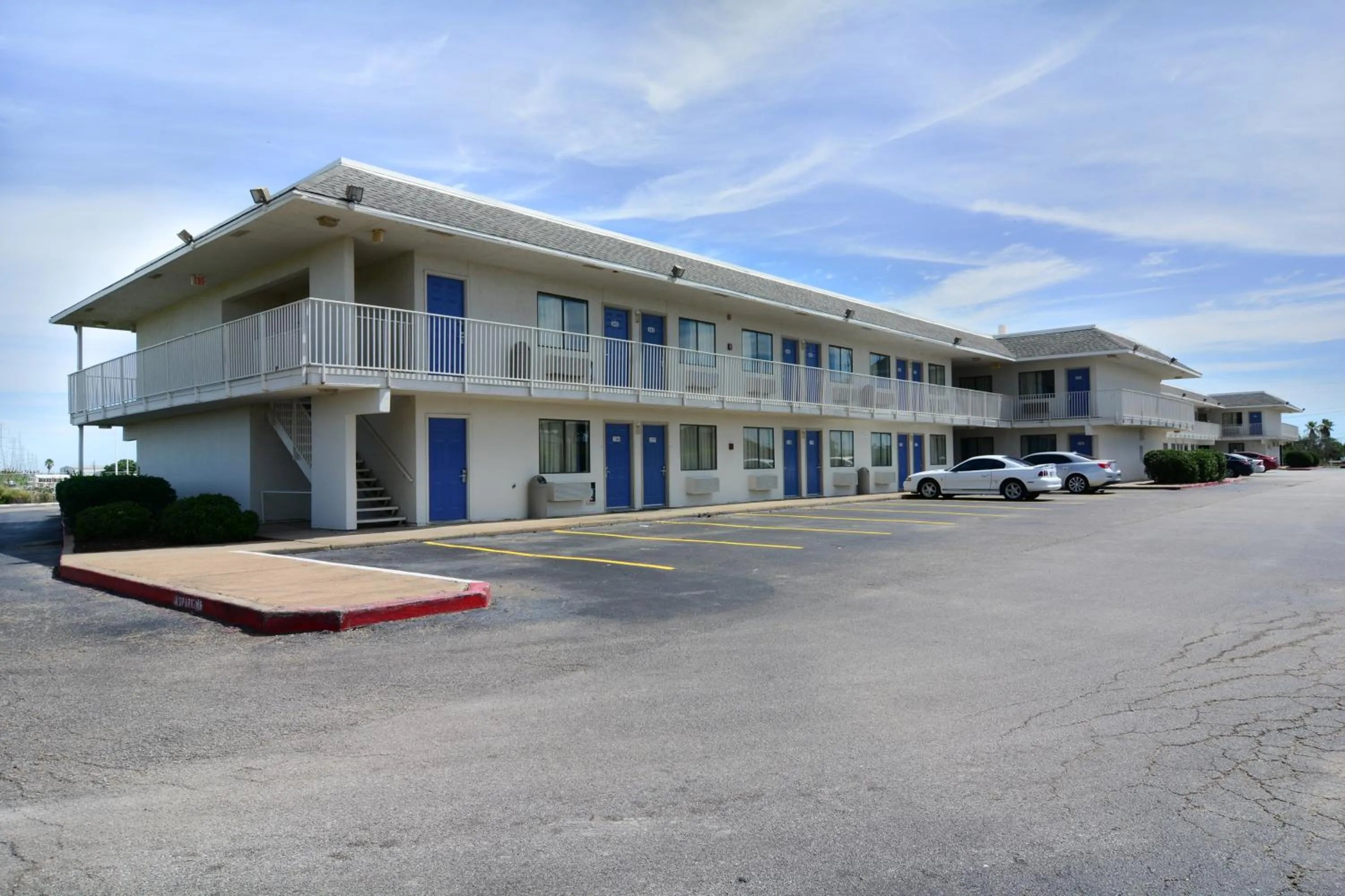 Facade/entrance in Motel 6-Galveston, TX