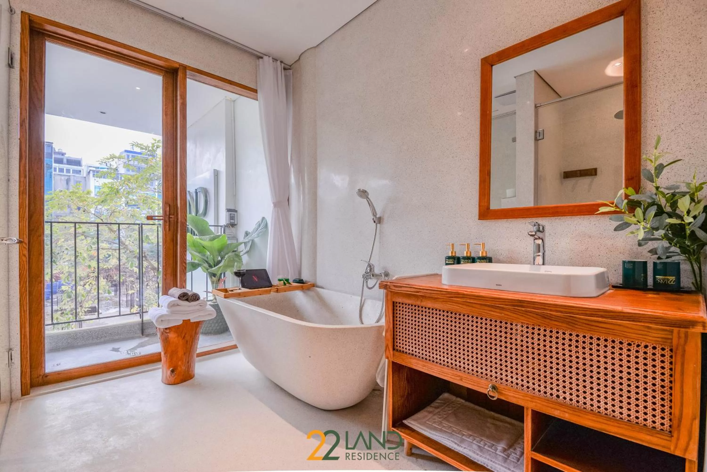 Bathroom in 22Land Hotel & Residence