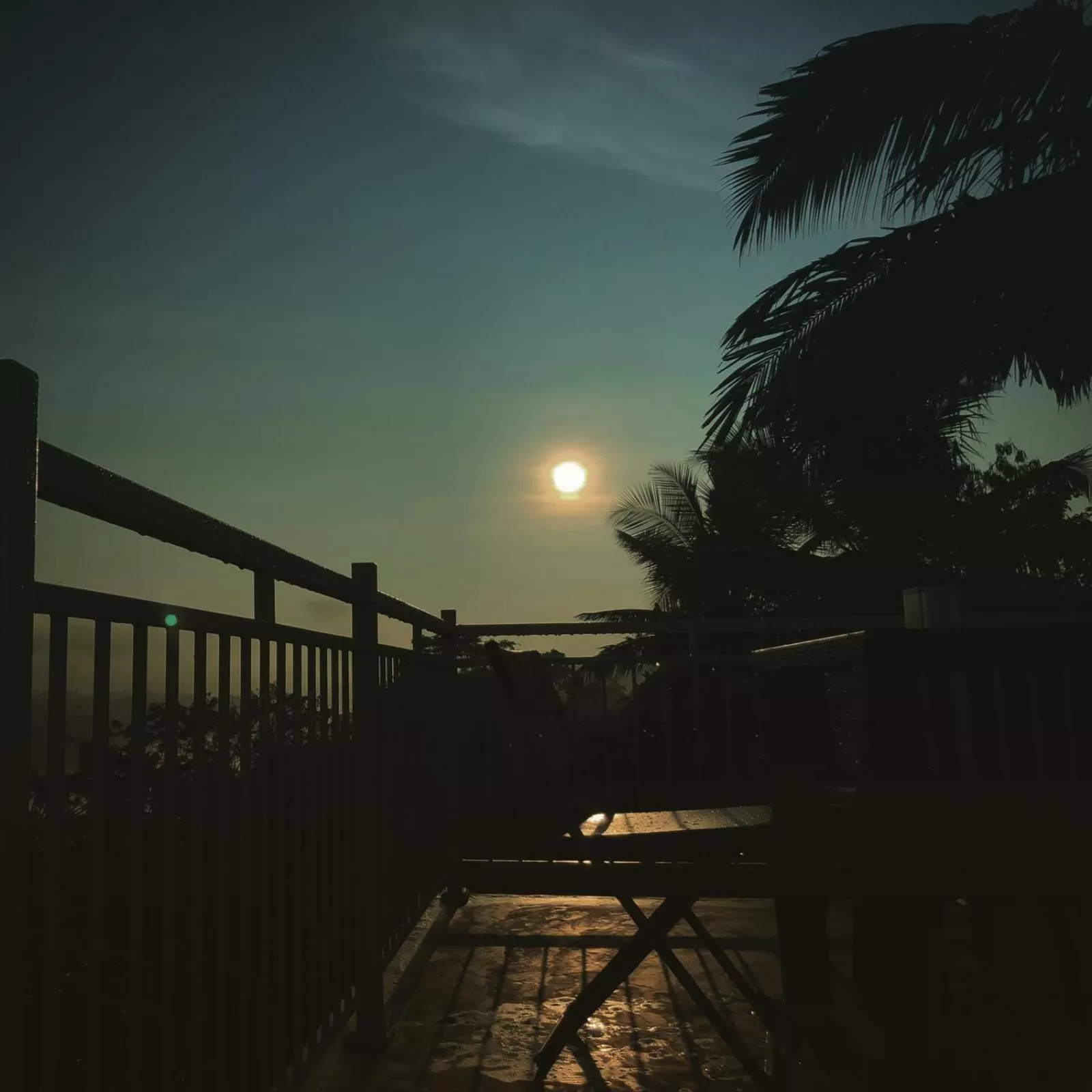 Sunset in Mahaweli View Inn