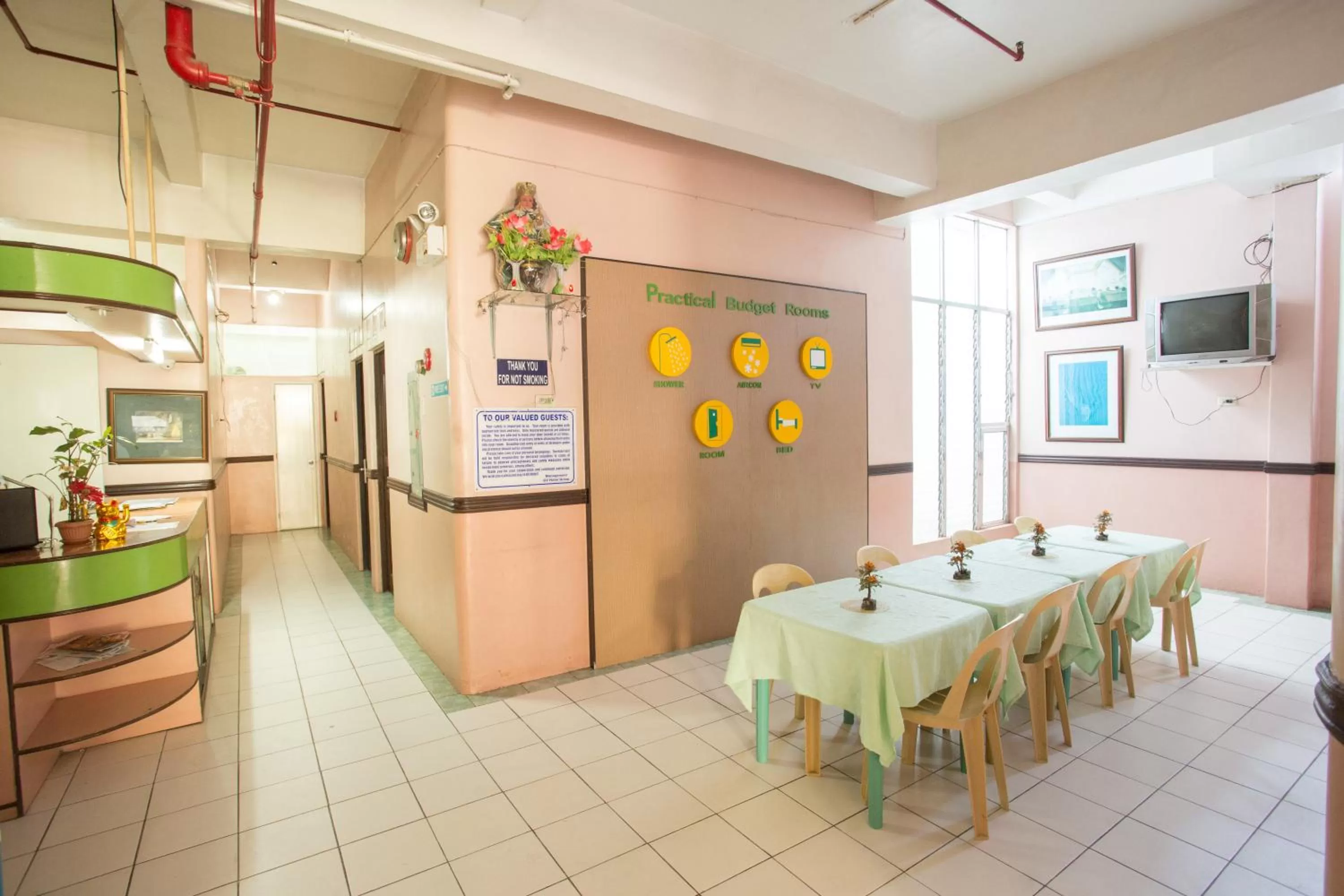 Seating area in GV Hotel - Masbate