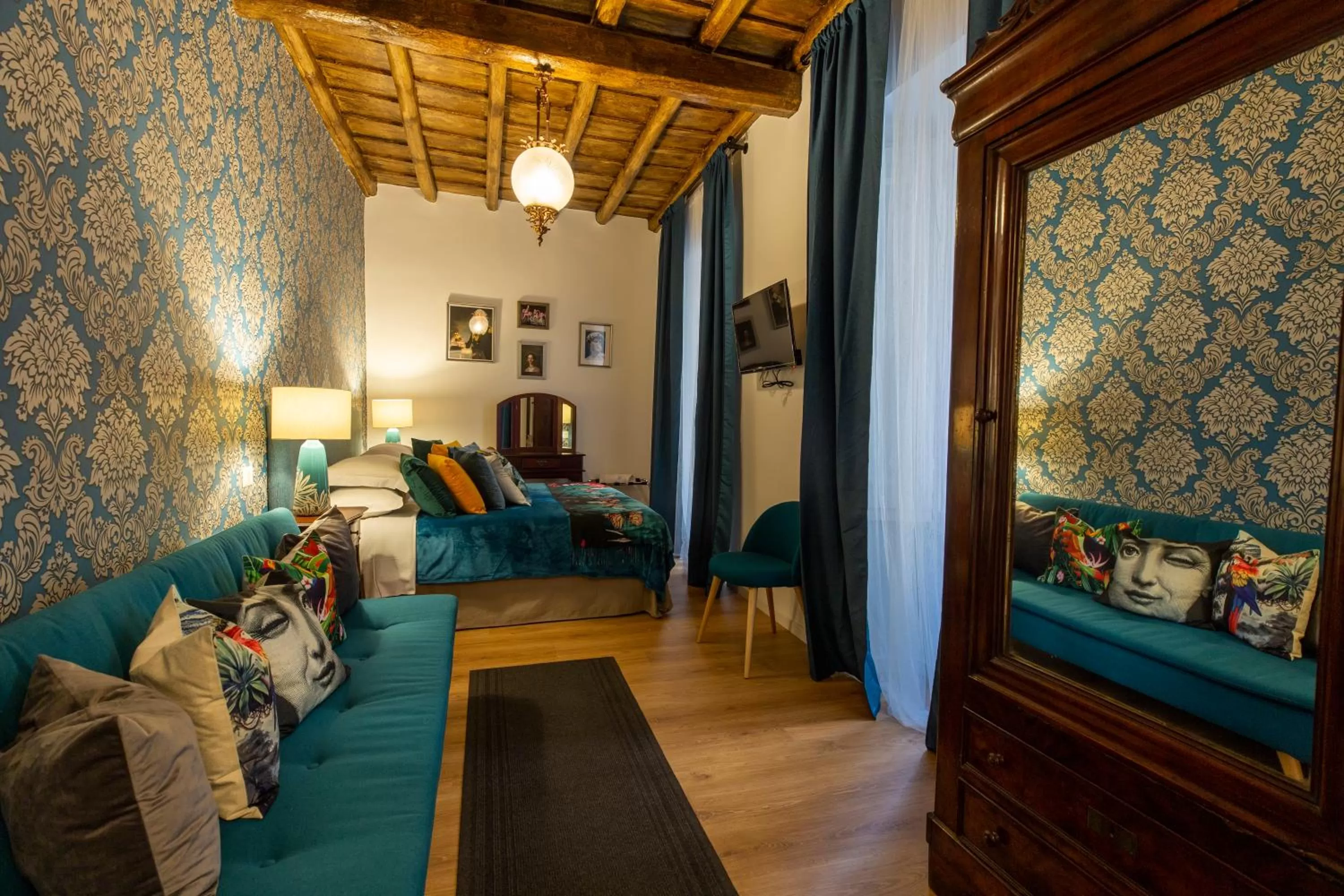 Bed in B&B Ventisei Scalini A Trastevere