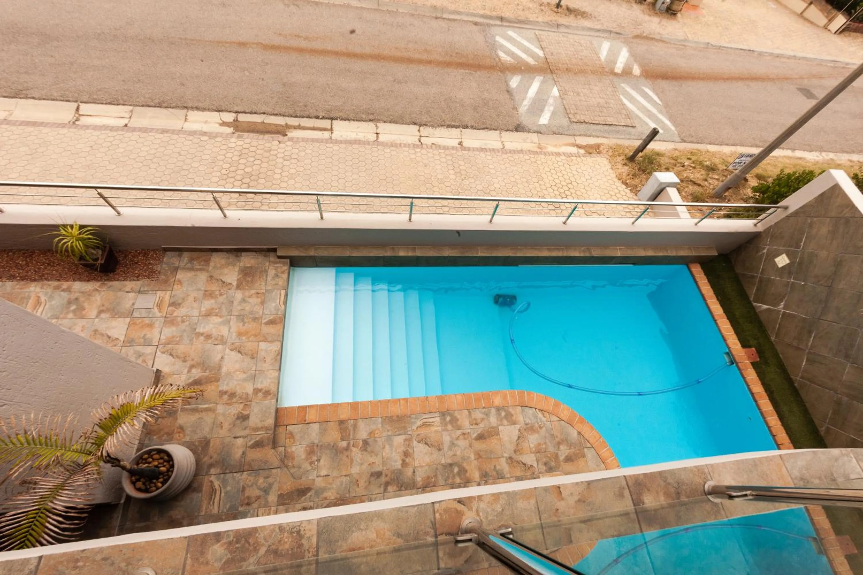 Pool view in Bar-t-nique Guest House