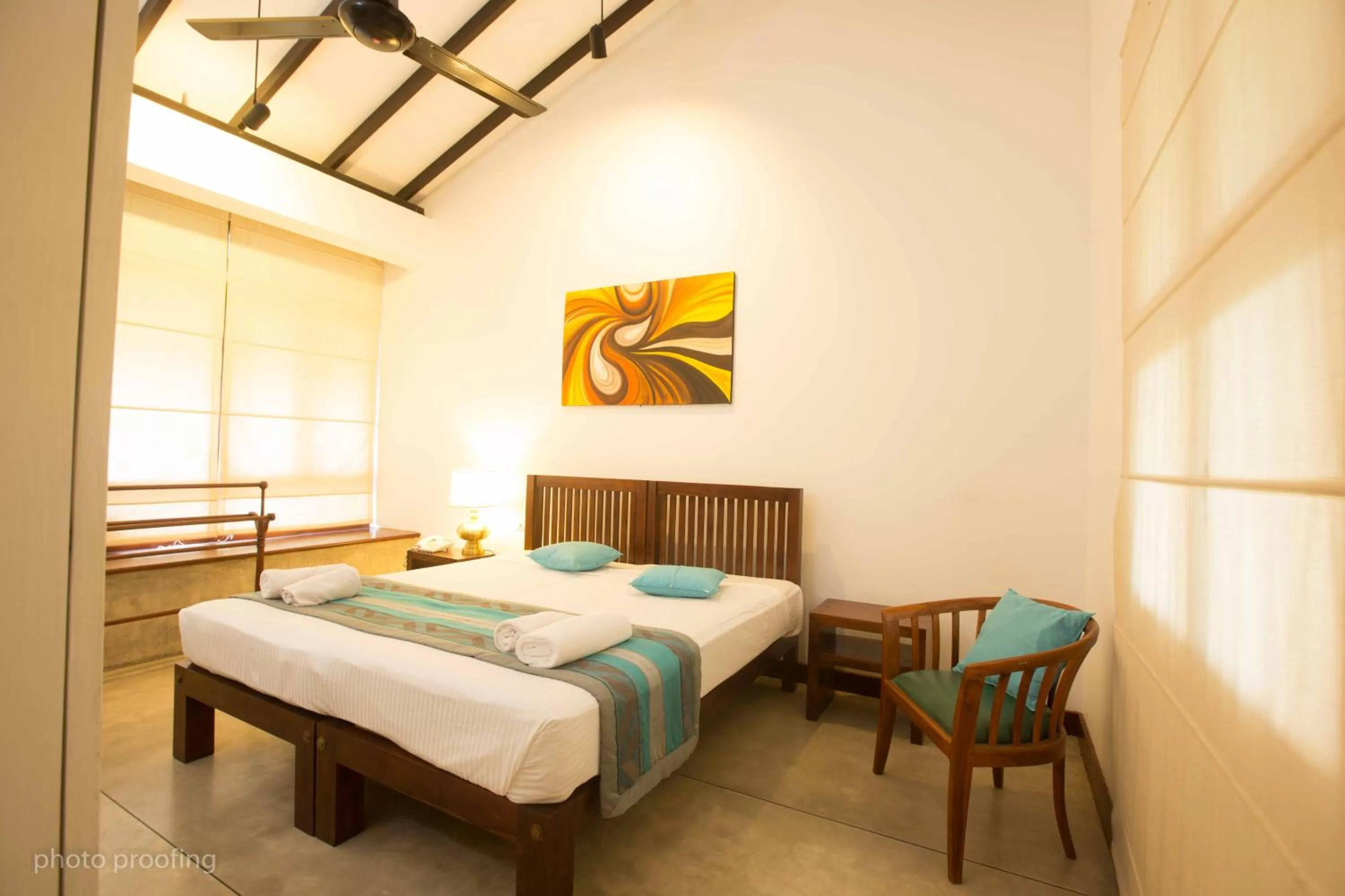 Photo of the whole room, Bed in Jaffna Heritage Hotel