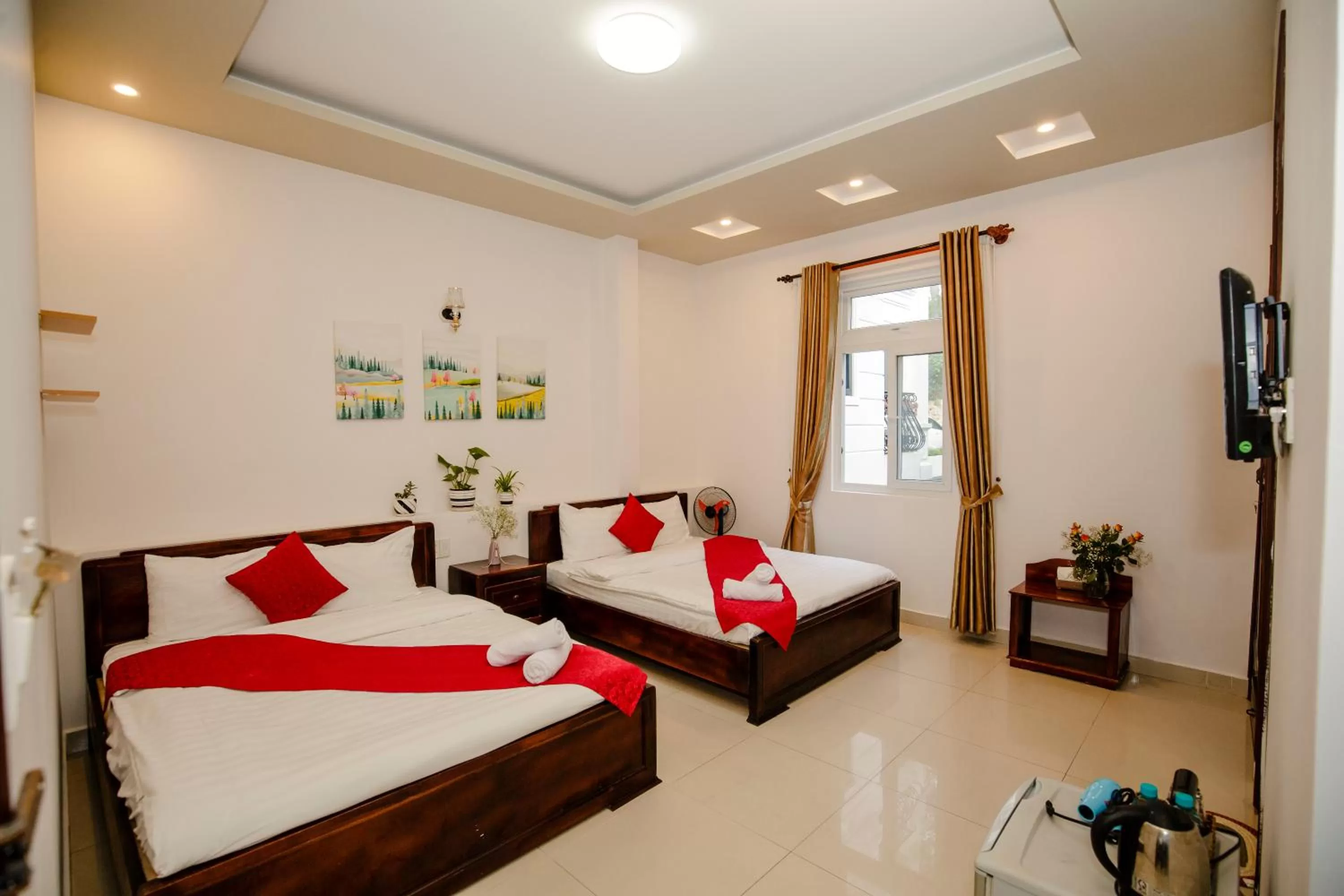 Bed in Conico Đà Lạt Hotel