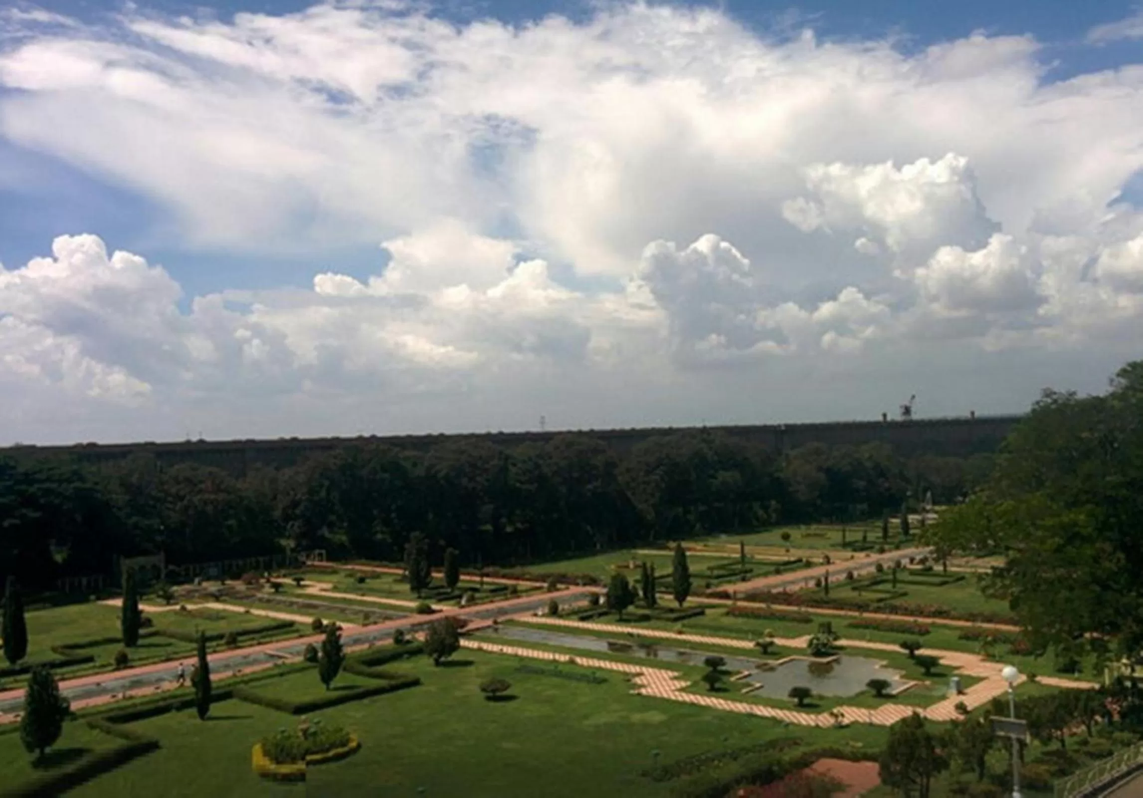 Garden view in Royal Orchid Brindavan Garden Mysore