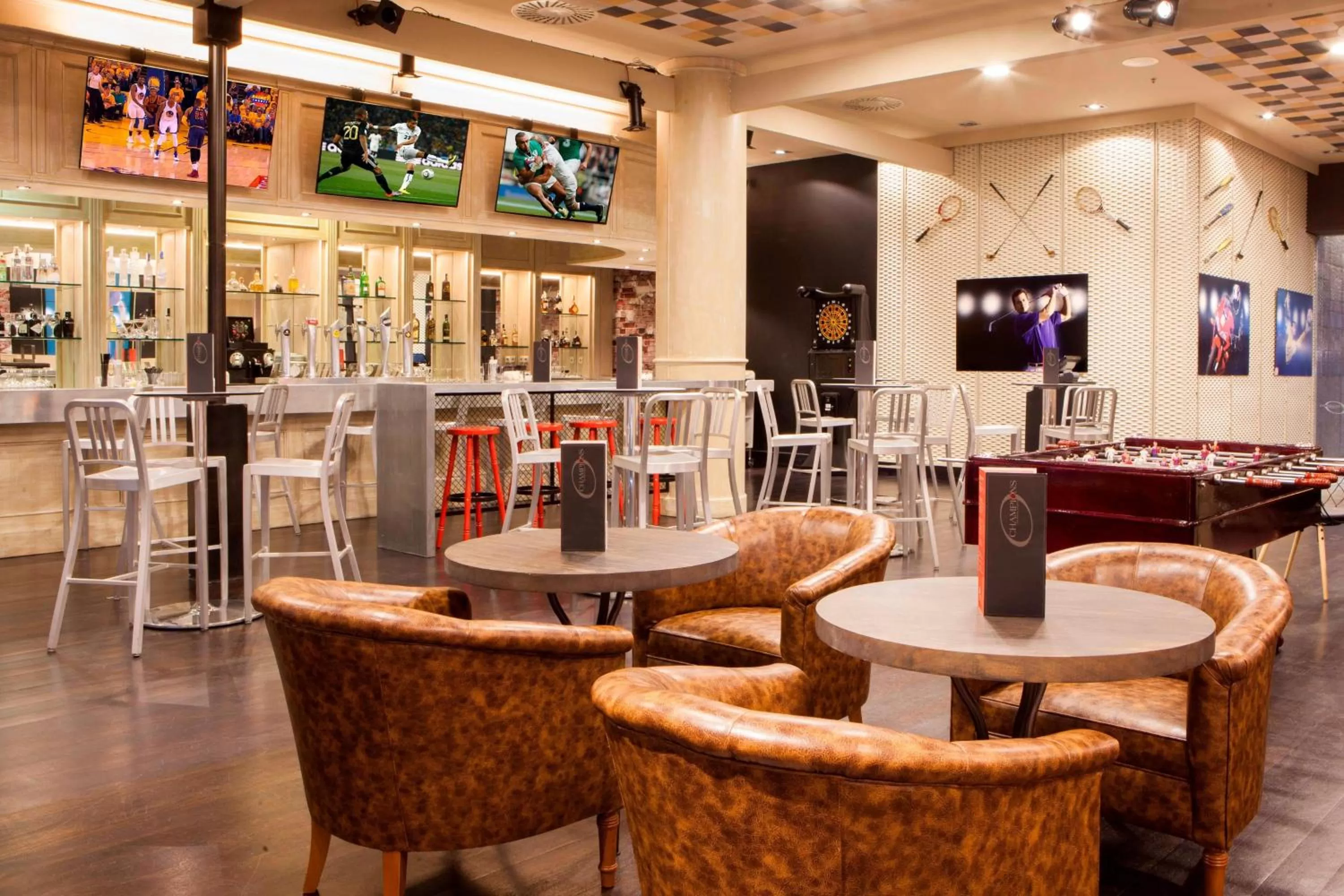 Lounge or bar in Madrid Marriott Auditorium Hotel & Conference Center