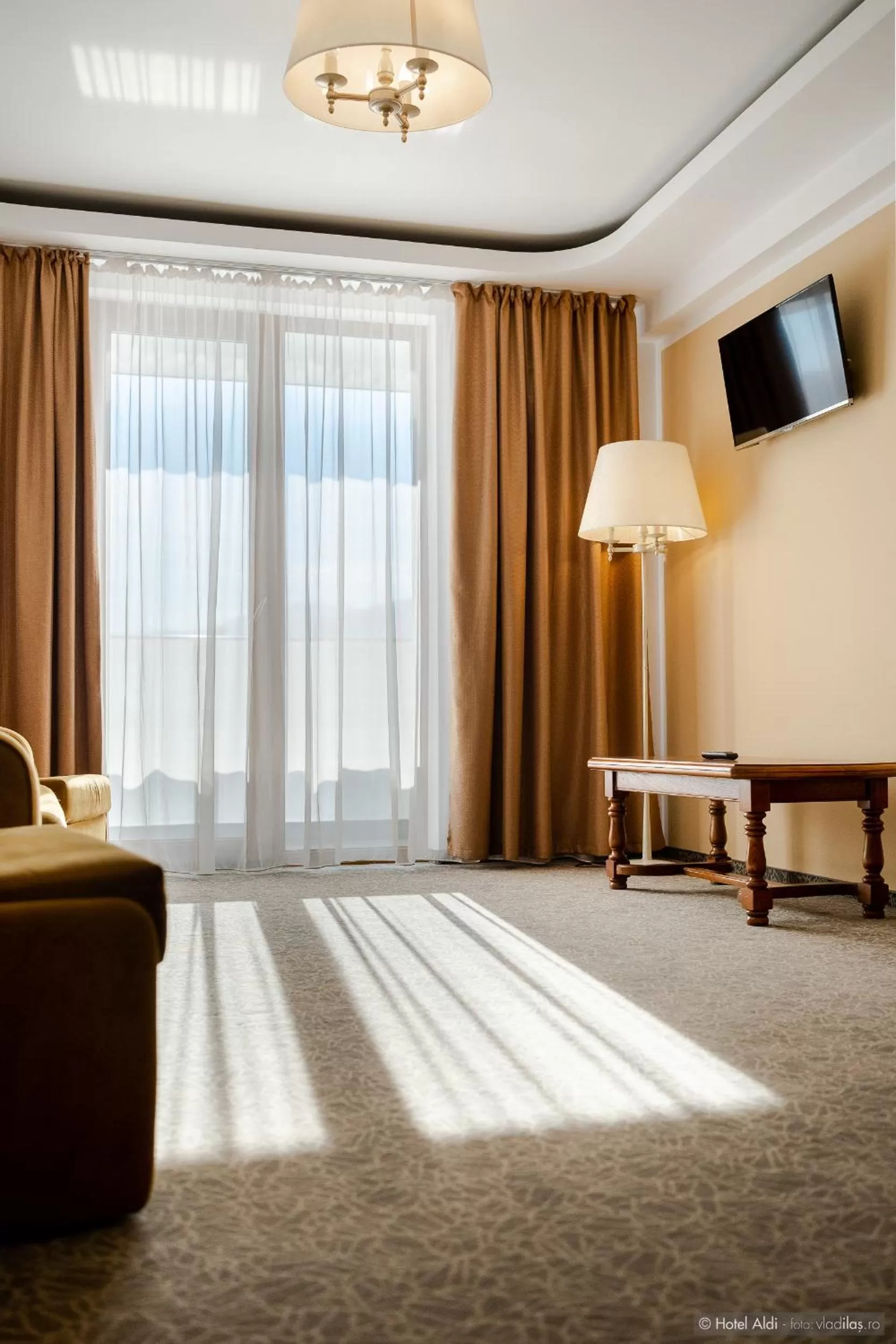 Seating area in Hotel Aldi