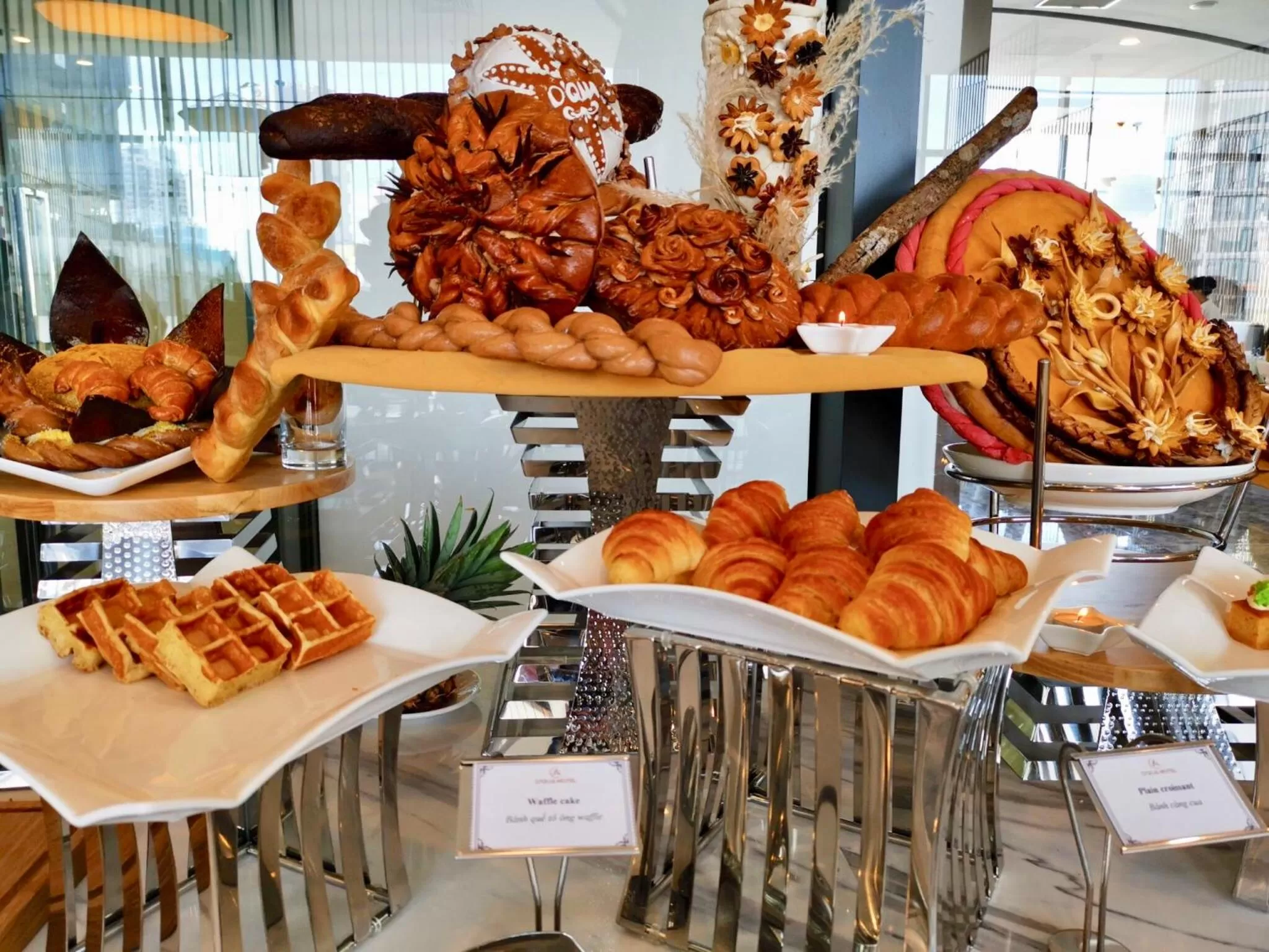 Buffet breakfast in DQua Hotel