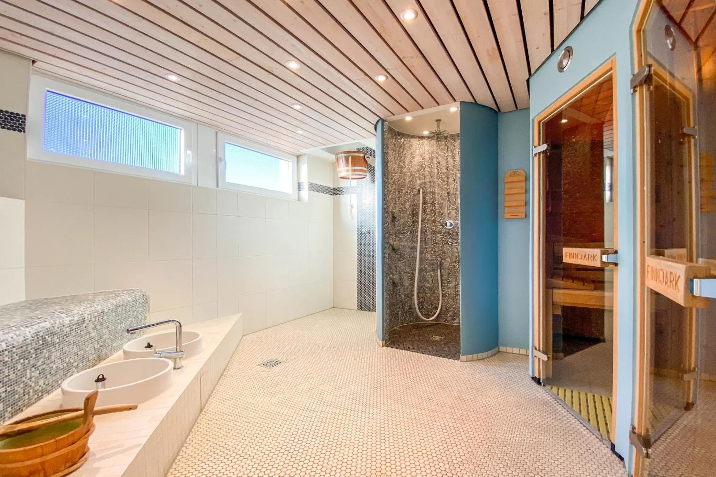 Sauna, Bathroom in Hotel-Restaurant Vier Linden