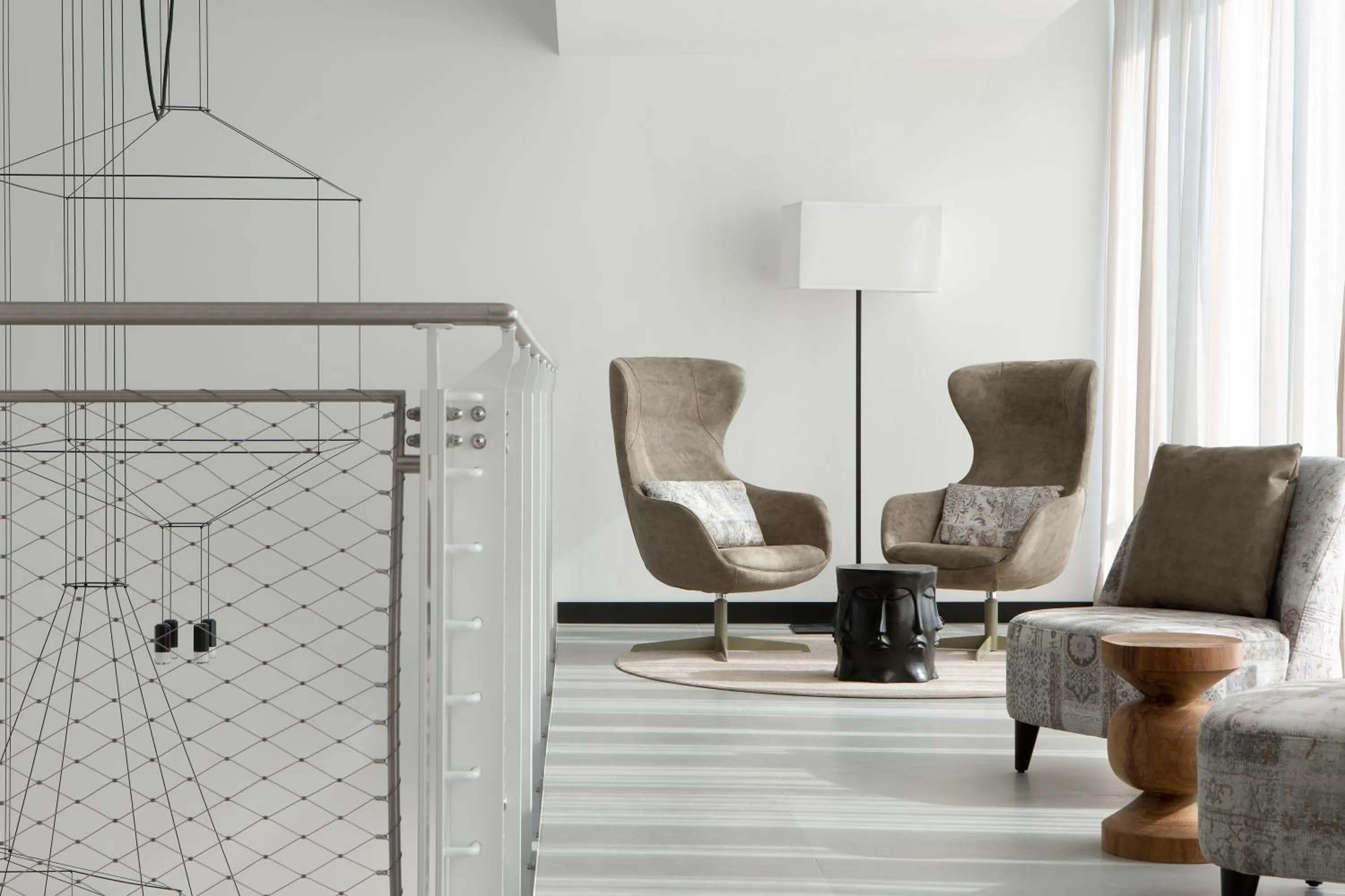 Living room in J Hotel