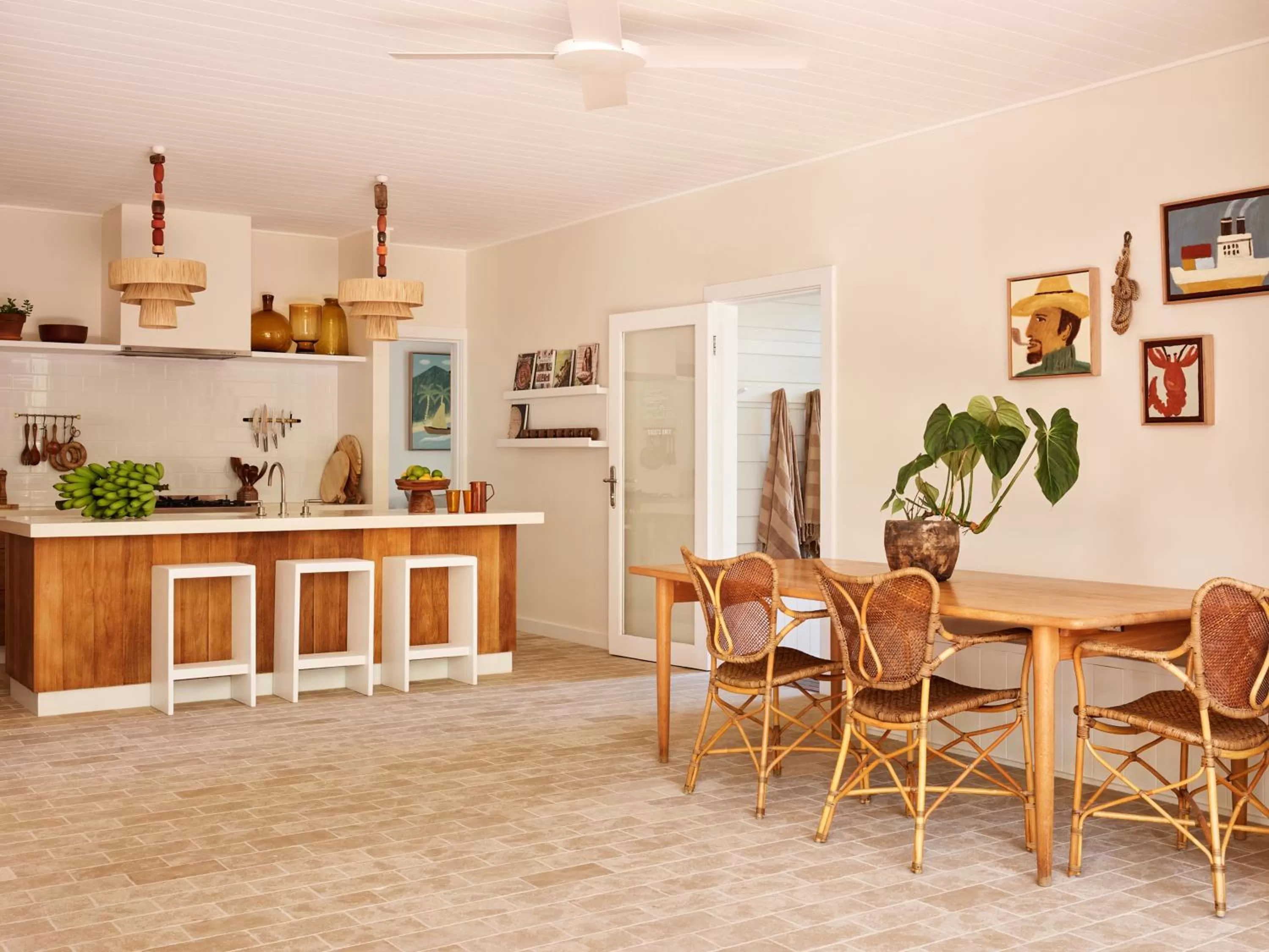Dining area in Atlantic Byron Bay