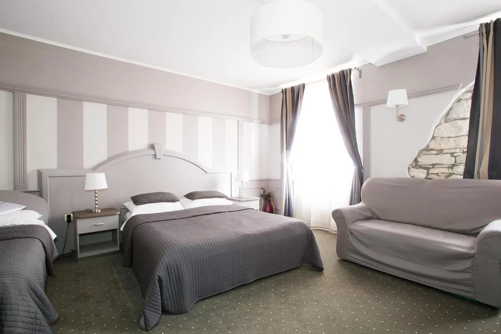 Toilet, Bed in Hotel Galija