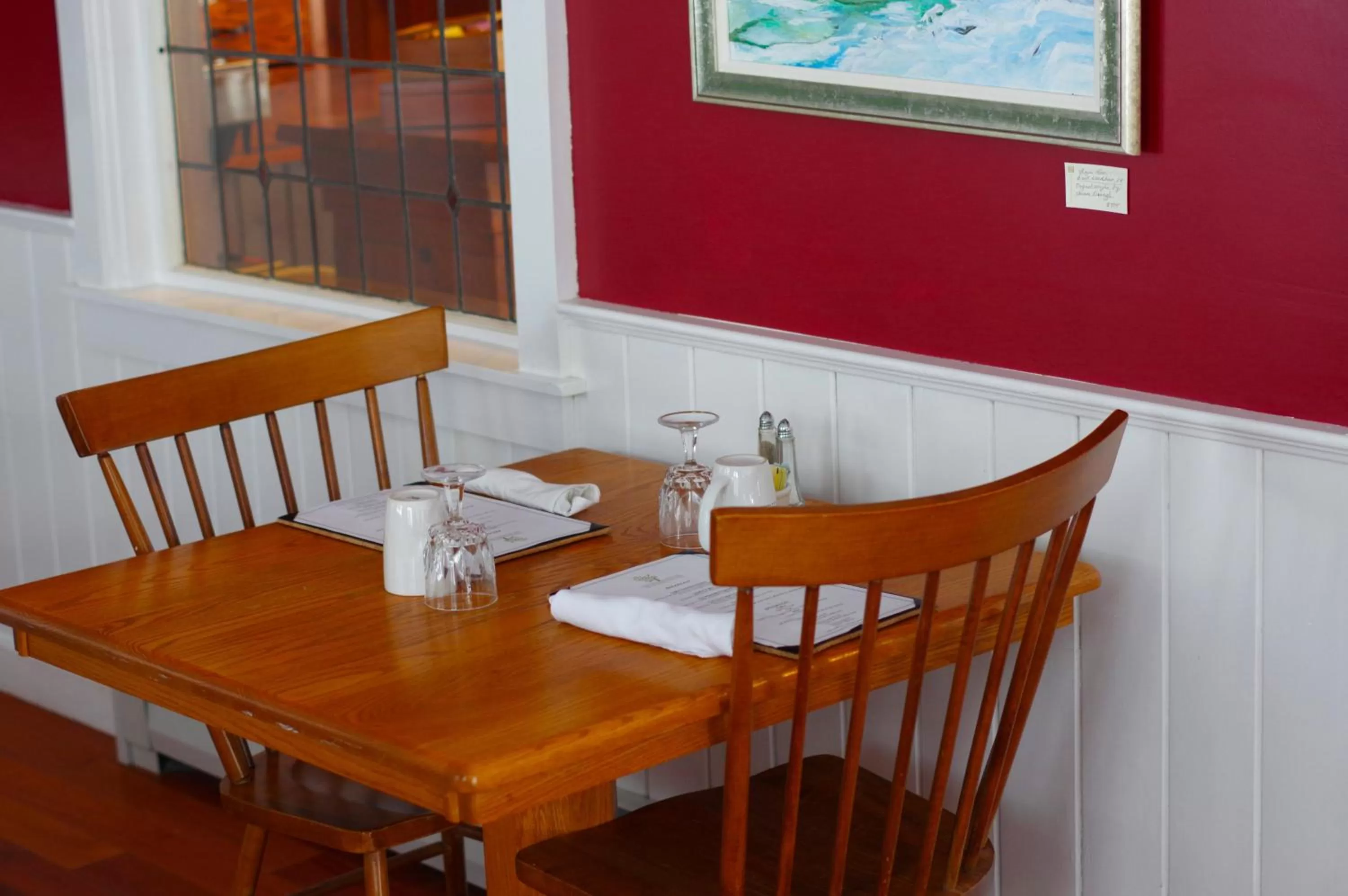 Dining area in The Wilmington Inn
