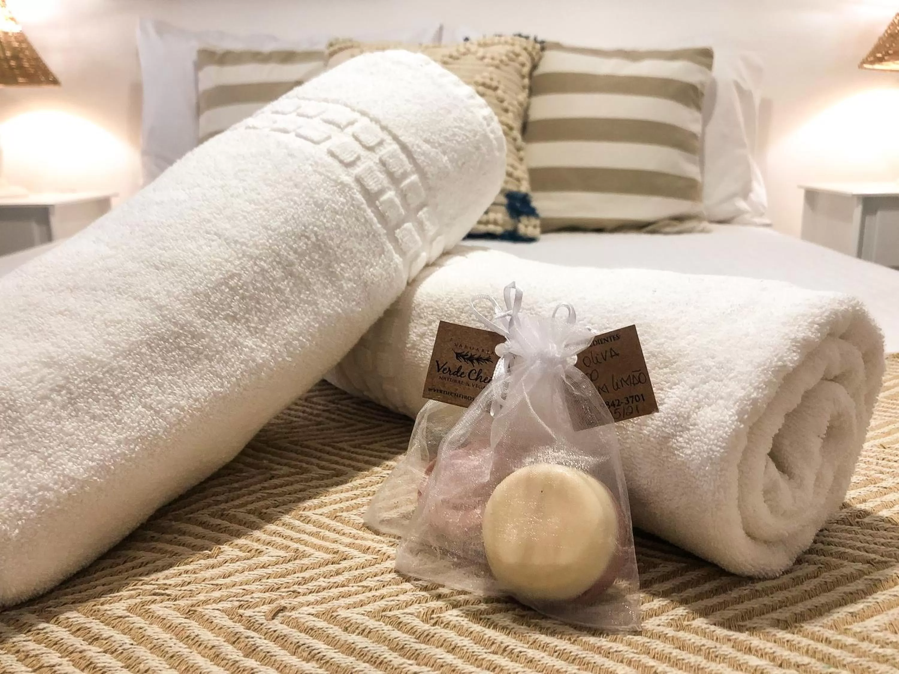 Decorative detail, Bed in Pousada Marittima