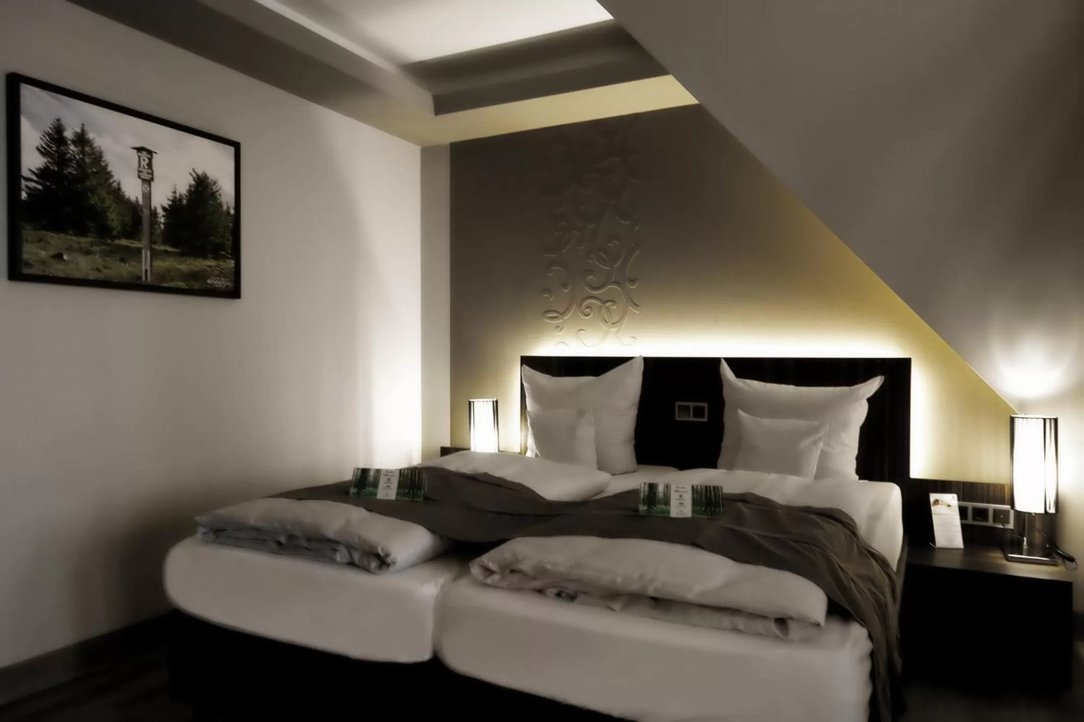 Bedroom, Bed in Villa Silva - Oberhof