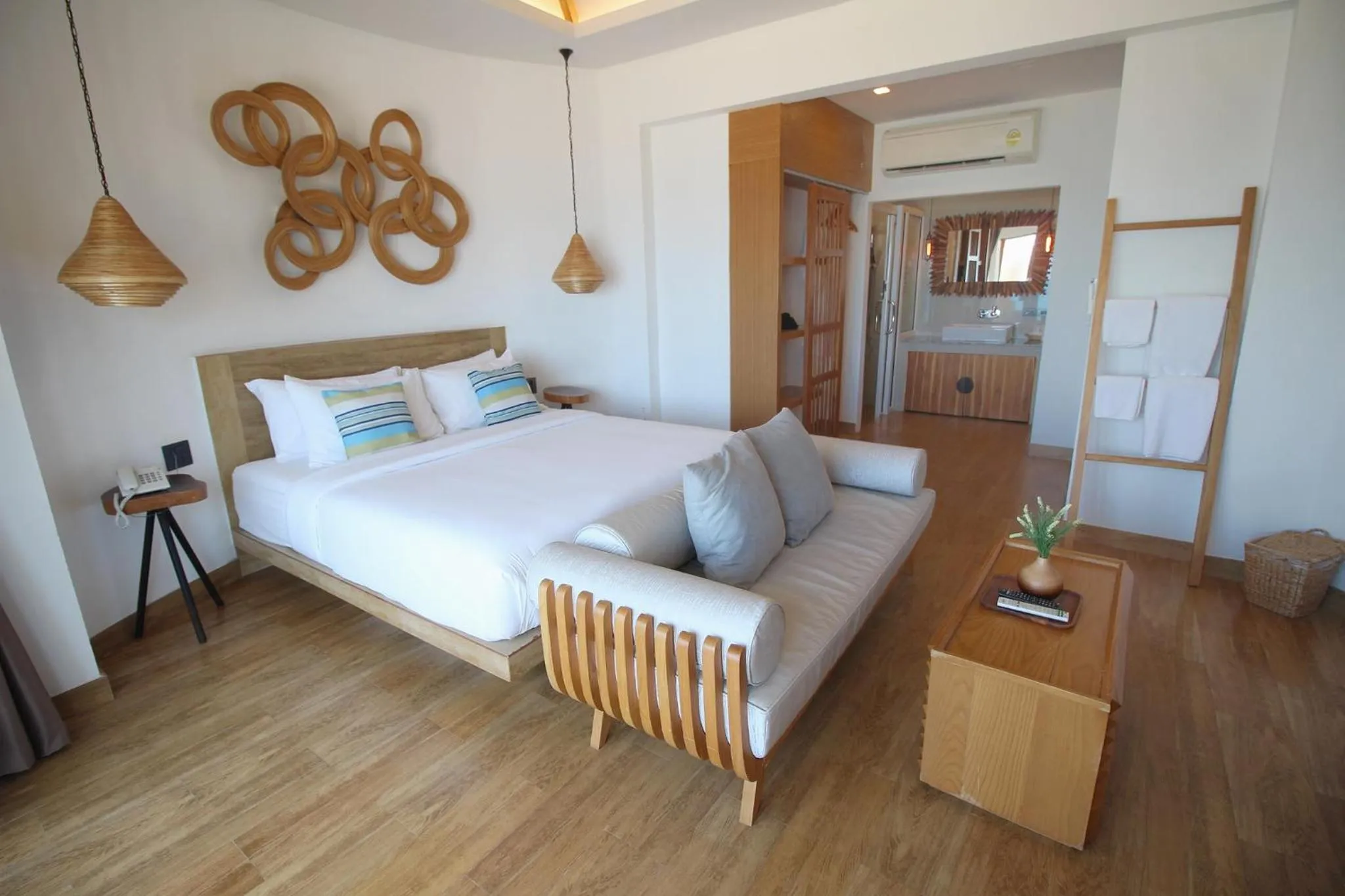 Bed in Maldives Beach Resort