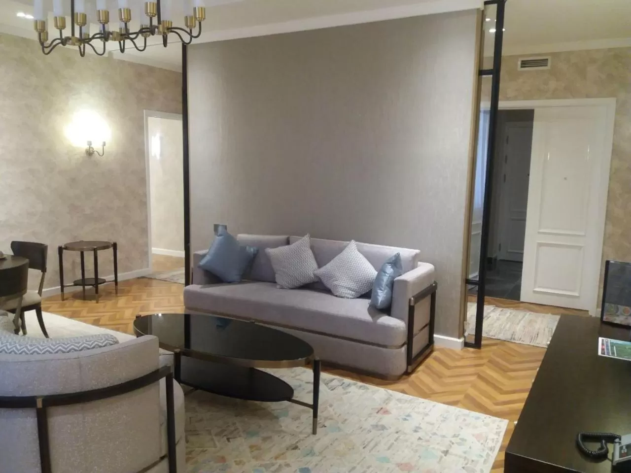 Bed in Termez Palace Hotel & Spa